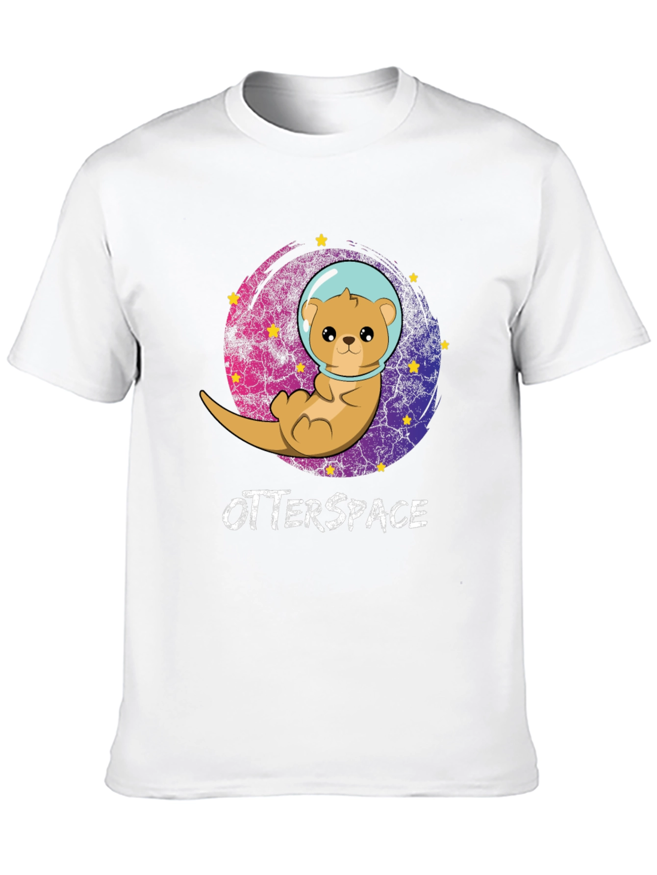 Otterspace T-Shirt: Cute Space Otter Design