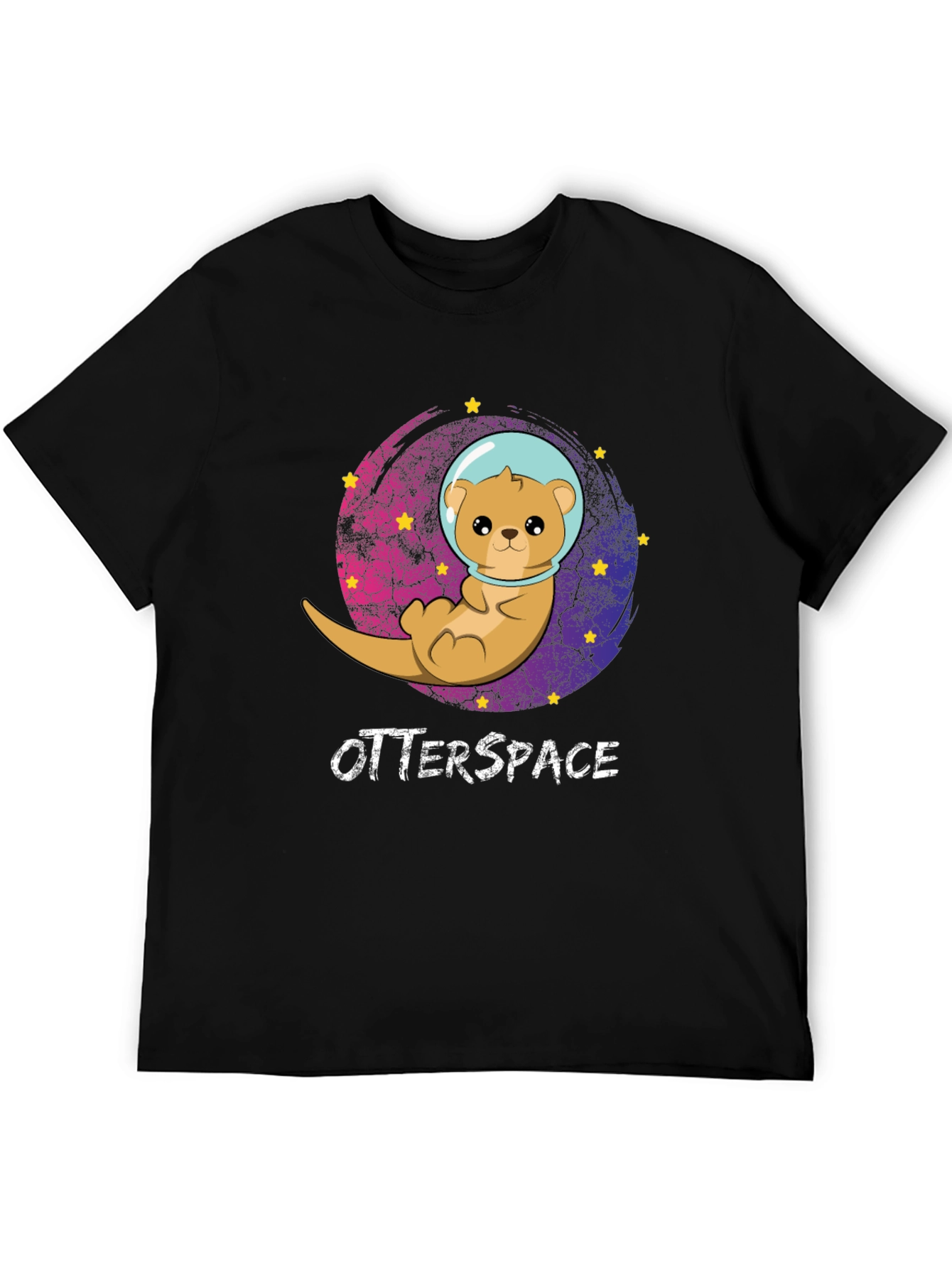 Otterspace T-Shirt: Cute Space Otter Design