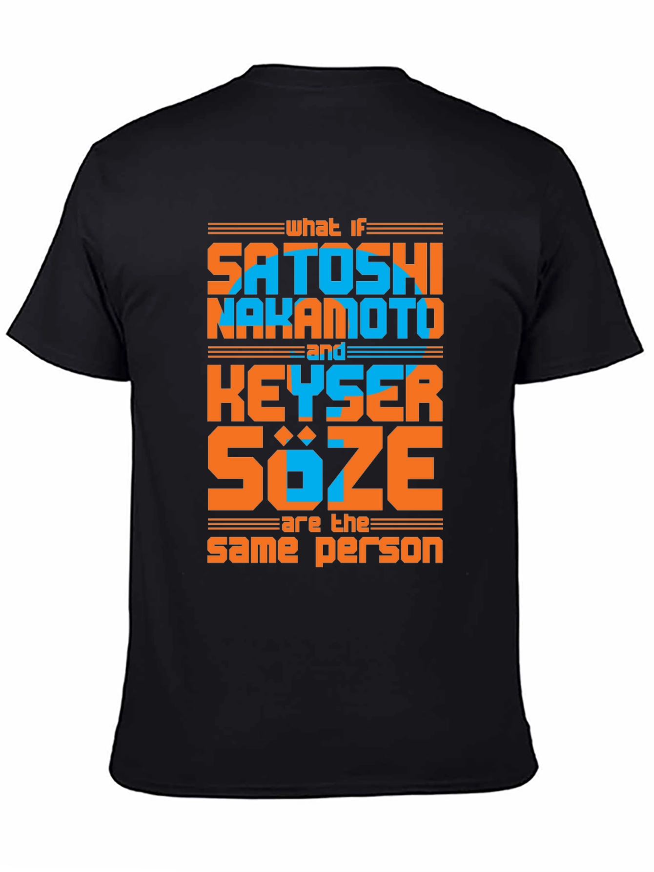 Satoshi Nakamoto & Keyser Soze Conspiracy T-Shirt