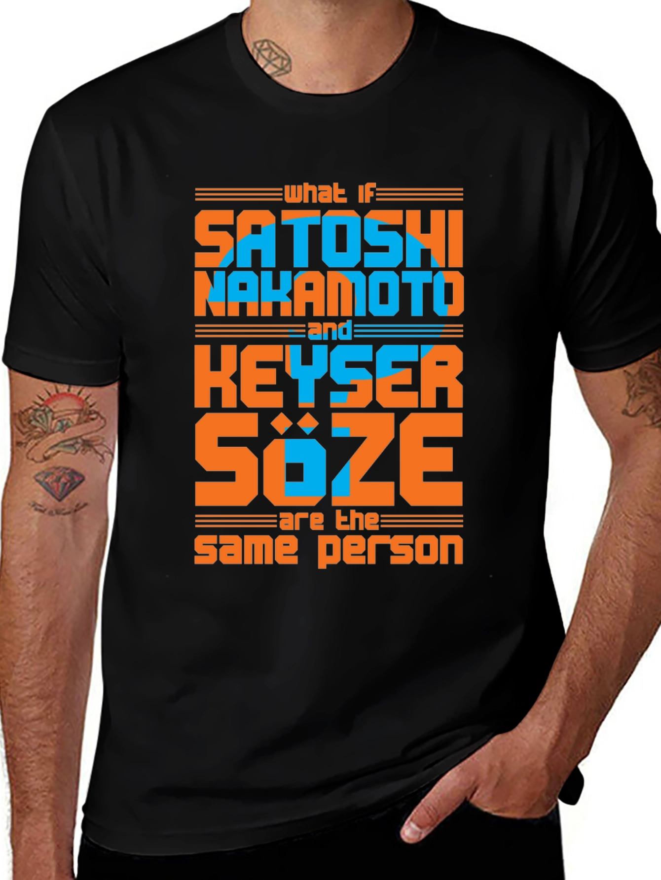 Satoshi Nakamoto & Keyser Soze Conspiracy T-Shirt
