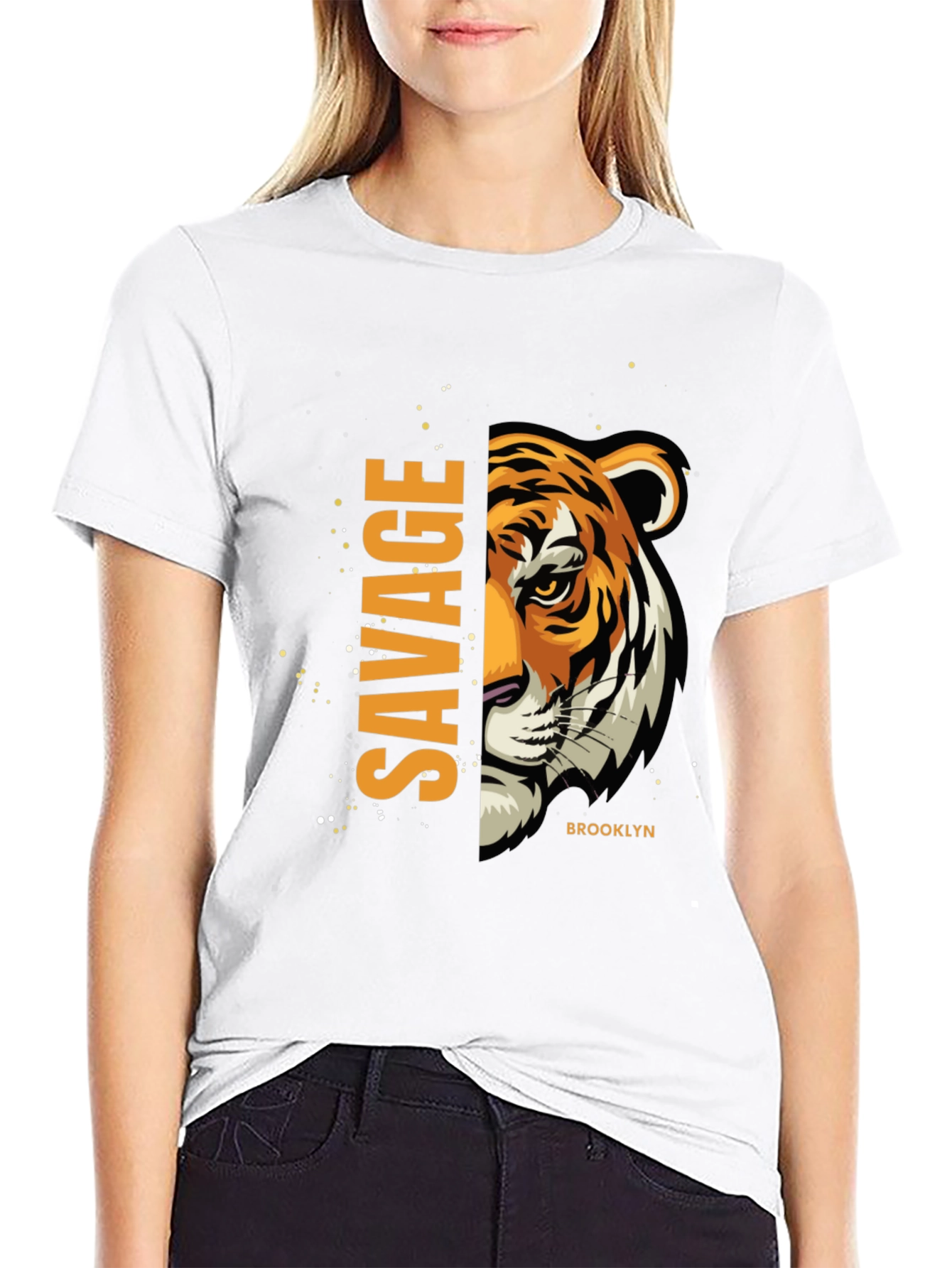 Savage Tiger Graphic Tee - Brooklyn