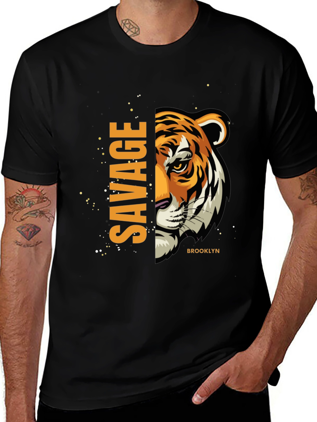 Savage Tiger Graphic Tee - Brooklyn