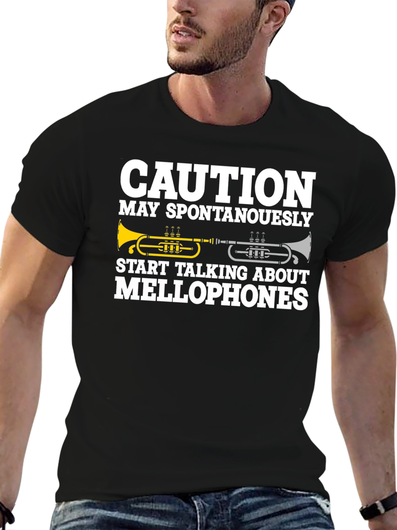 Caution Mellophones Graphic Tee