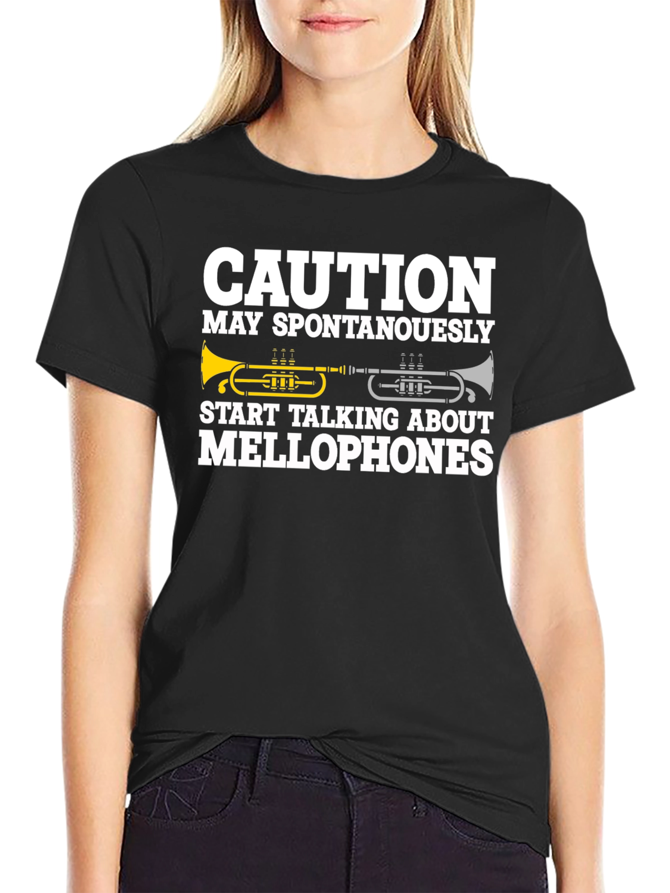 Caution Mellophones Graphic Tee