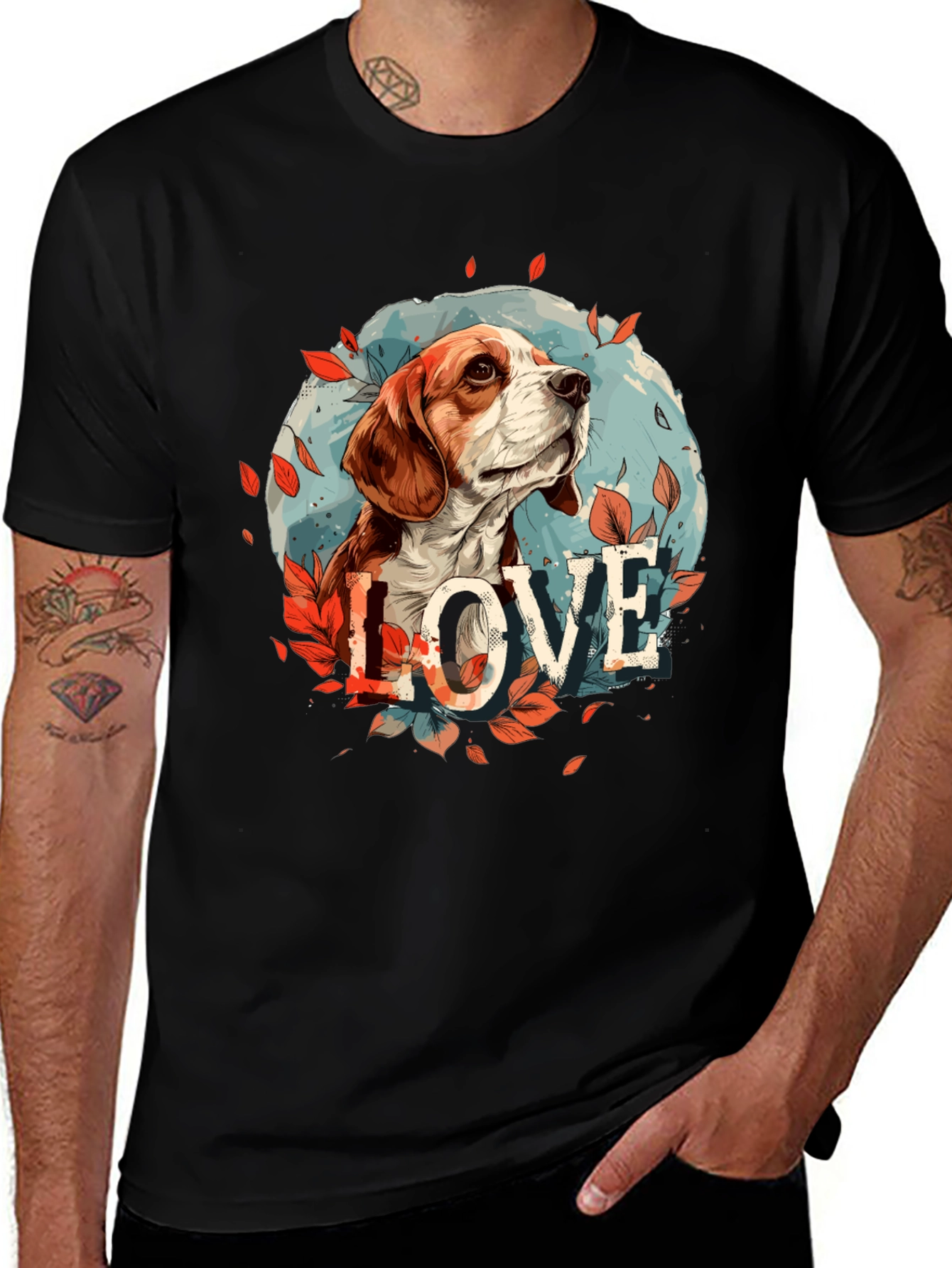 Dog Love T-Shirt - Cute Beagle Design