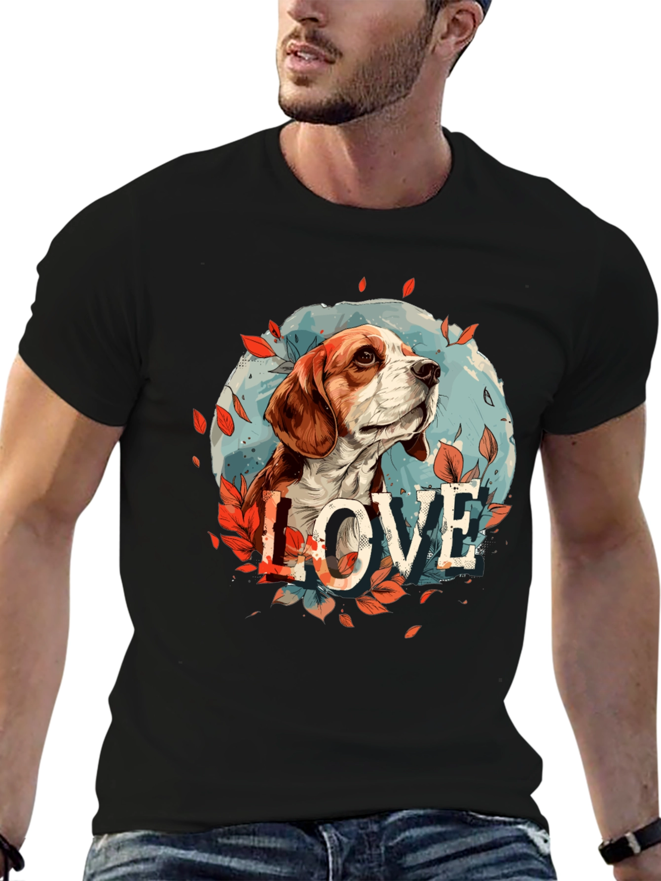 Dog Love T-Shirt - Cute Beagle Design