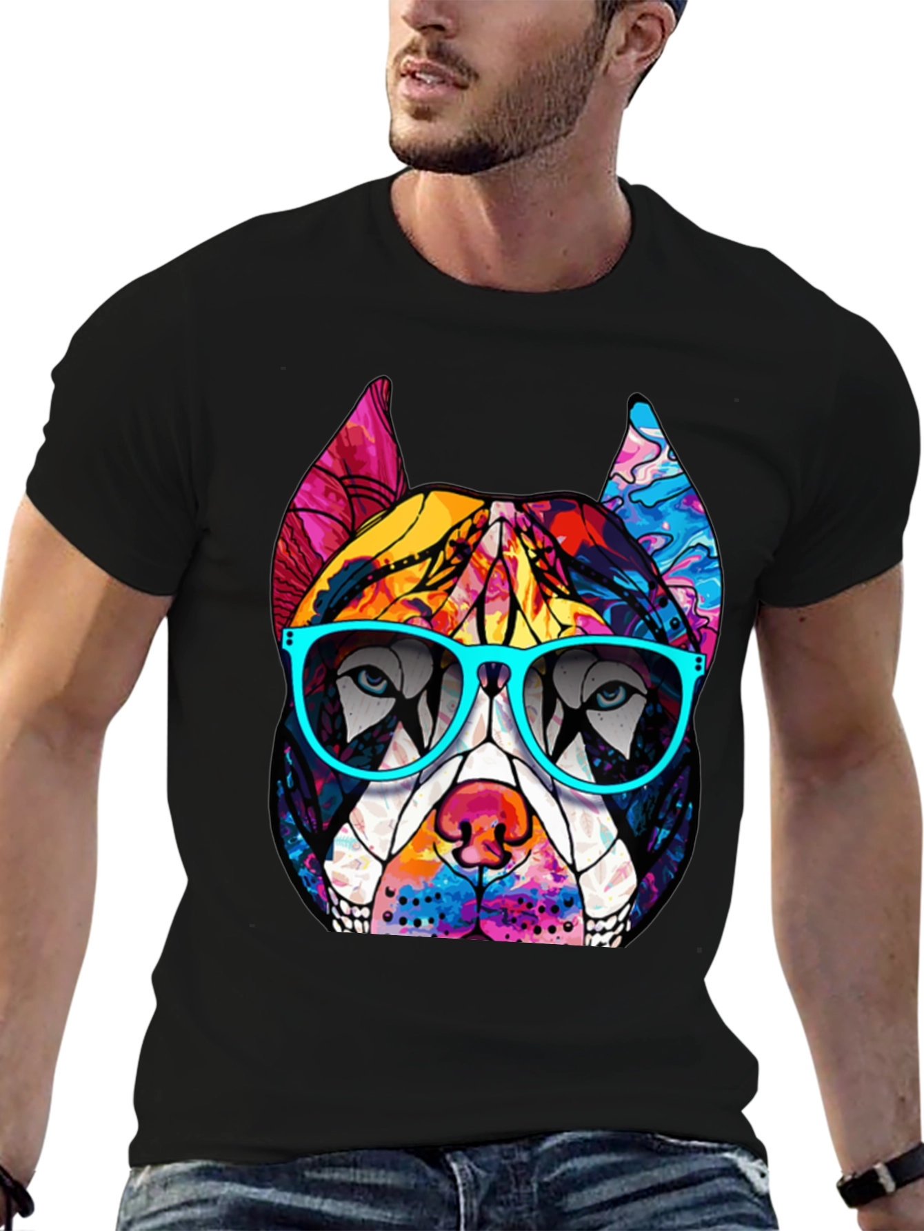 Cool Dog Graphic T-Shirt