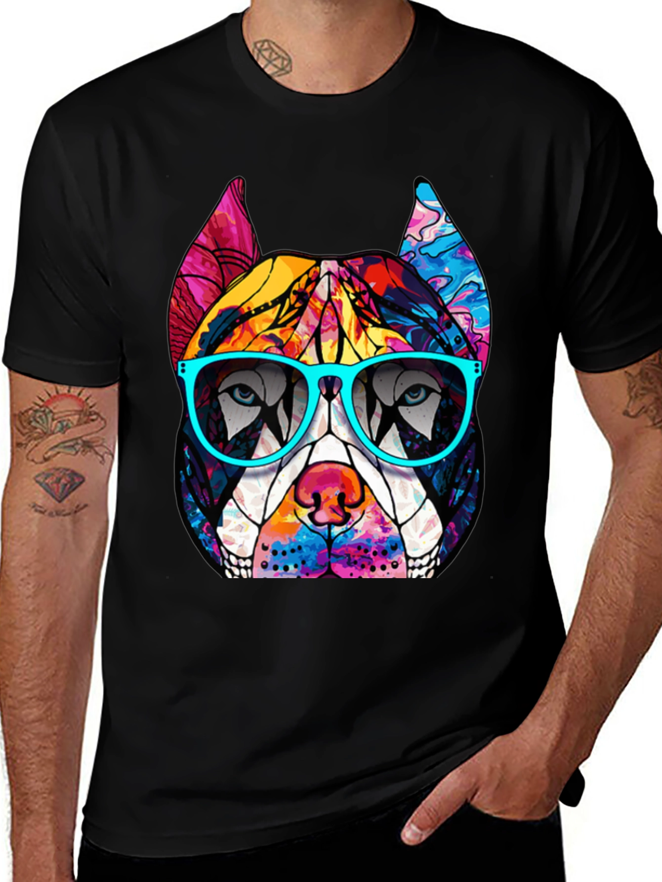 Cool Dog Graphic T-Shirt