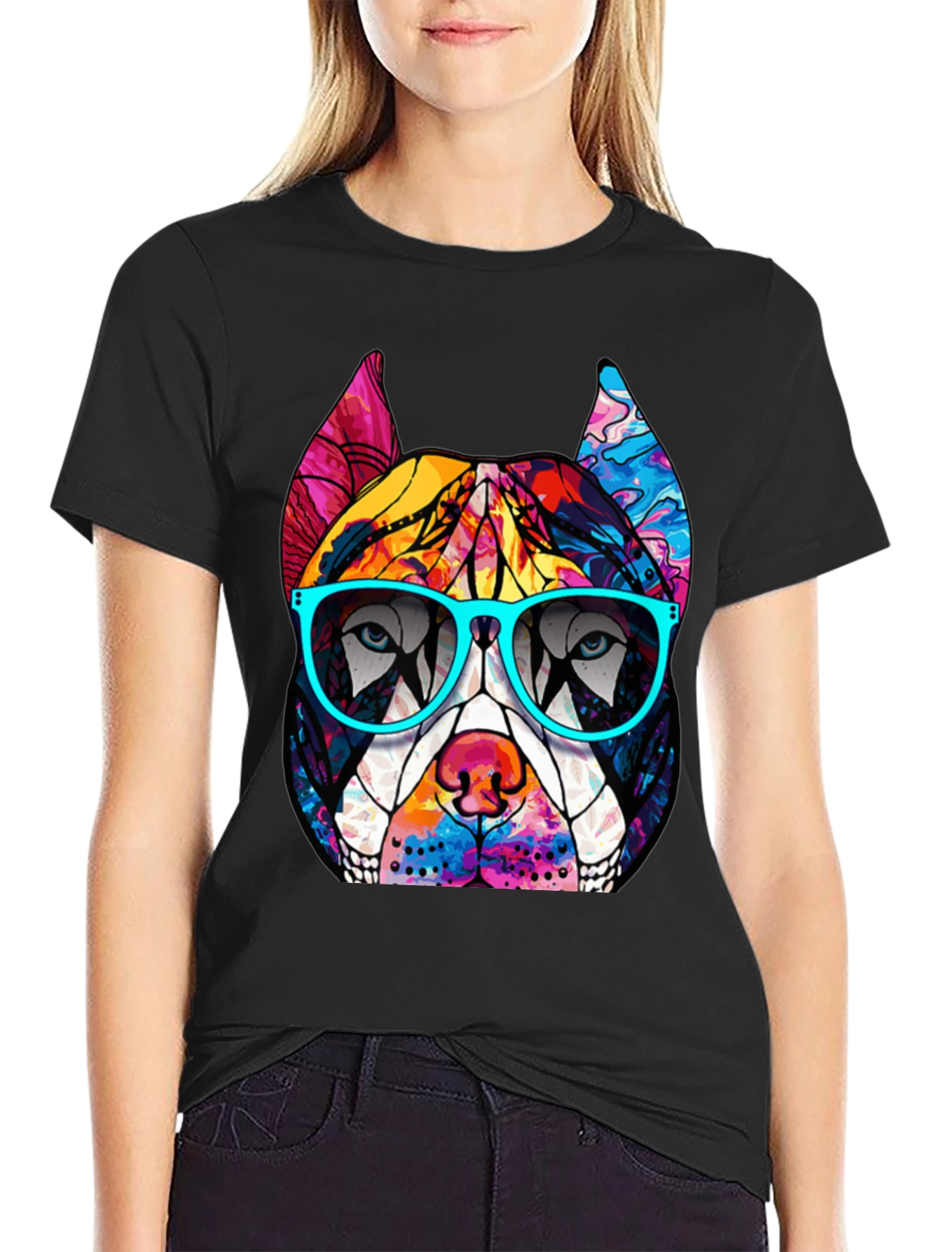 Cool Dog Graphic T-Shirt