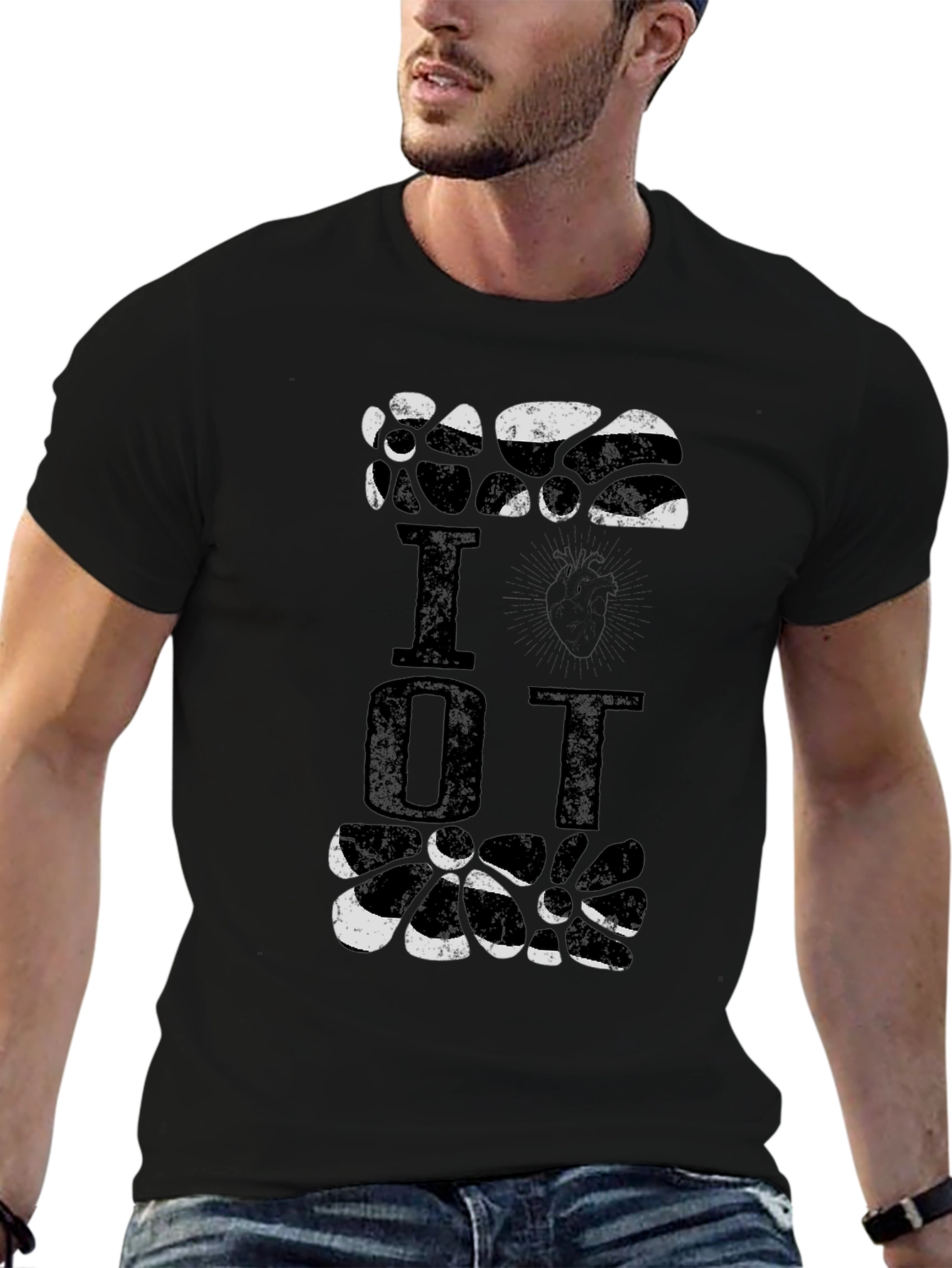 I Heart OT Black T-Shirt