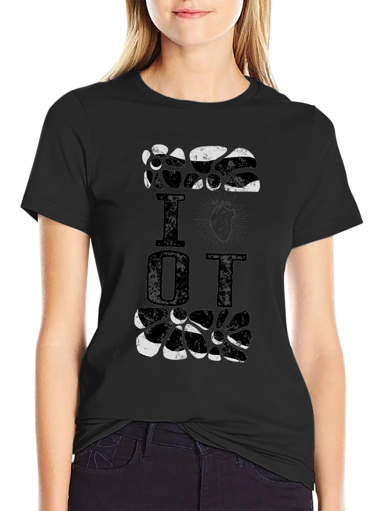 I Heart OT Black T-Shirt