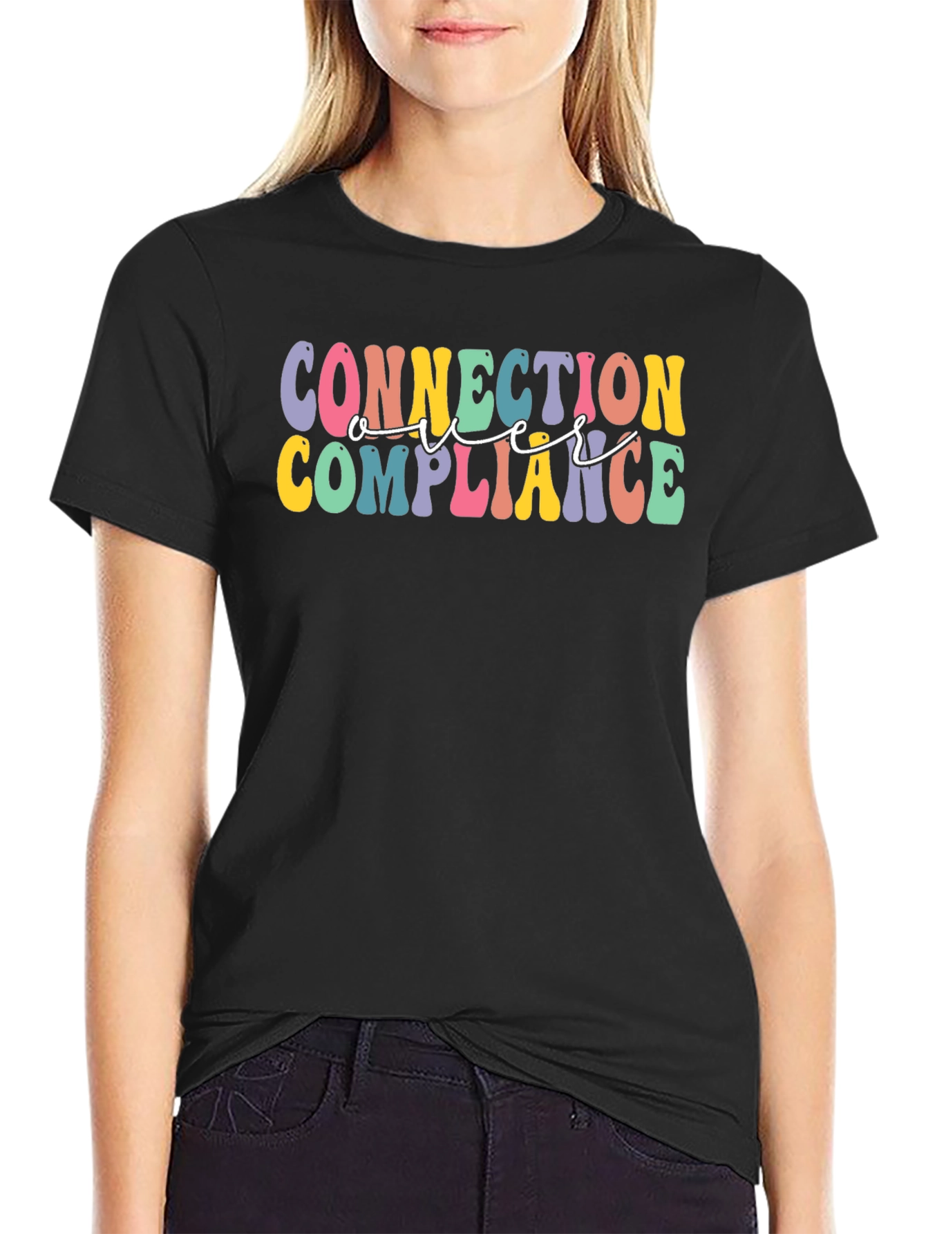 Connection Over Compliance Graphic Tee