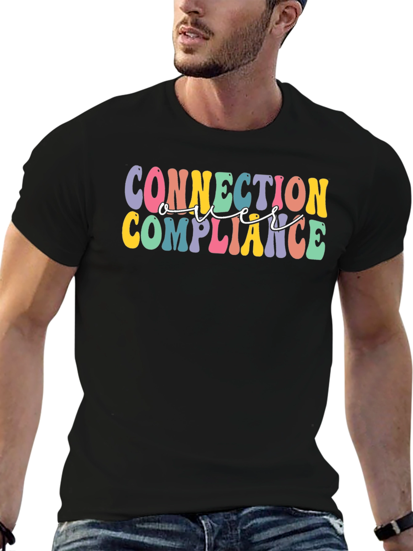 Connection Over Compliance Graphic Tee