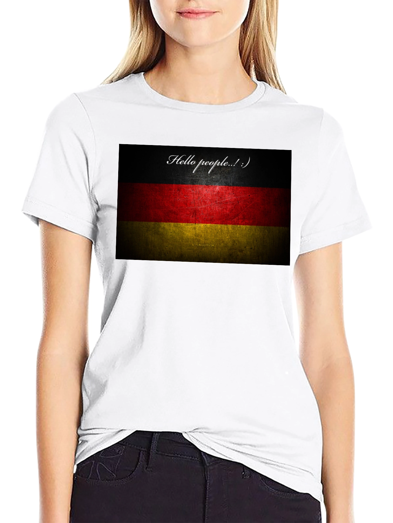 German Flag Graphic Tee - Hello People T-Shirt