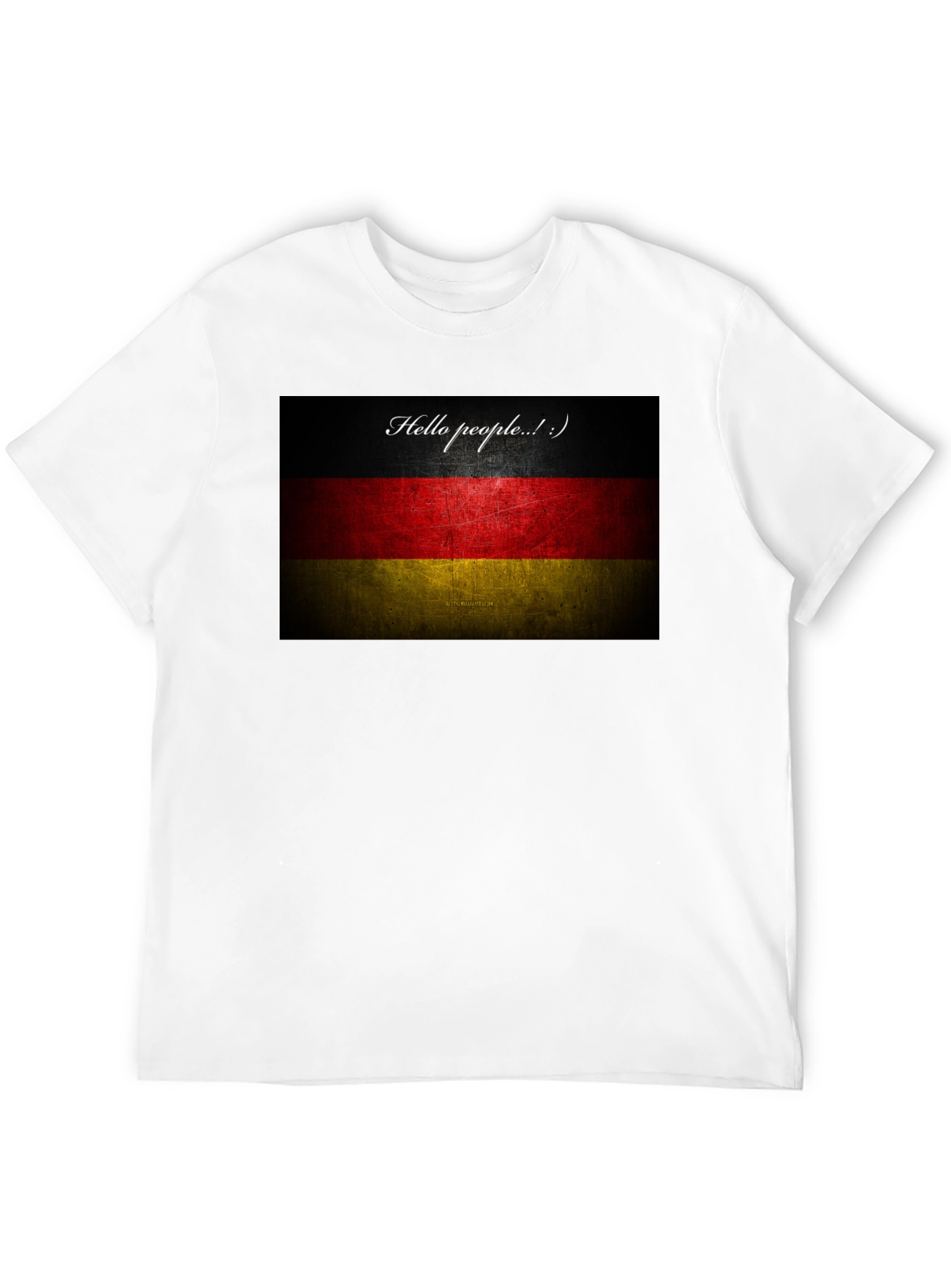 German Flag Graphic Tee - Hello People T-Shirt
