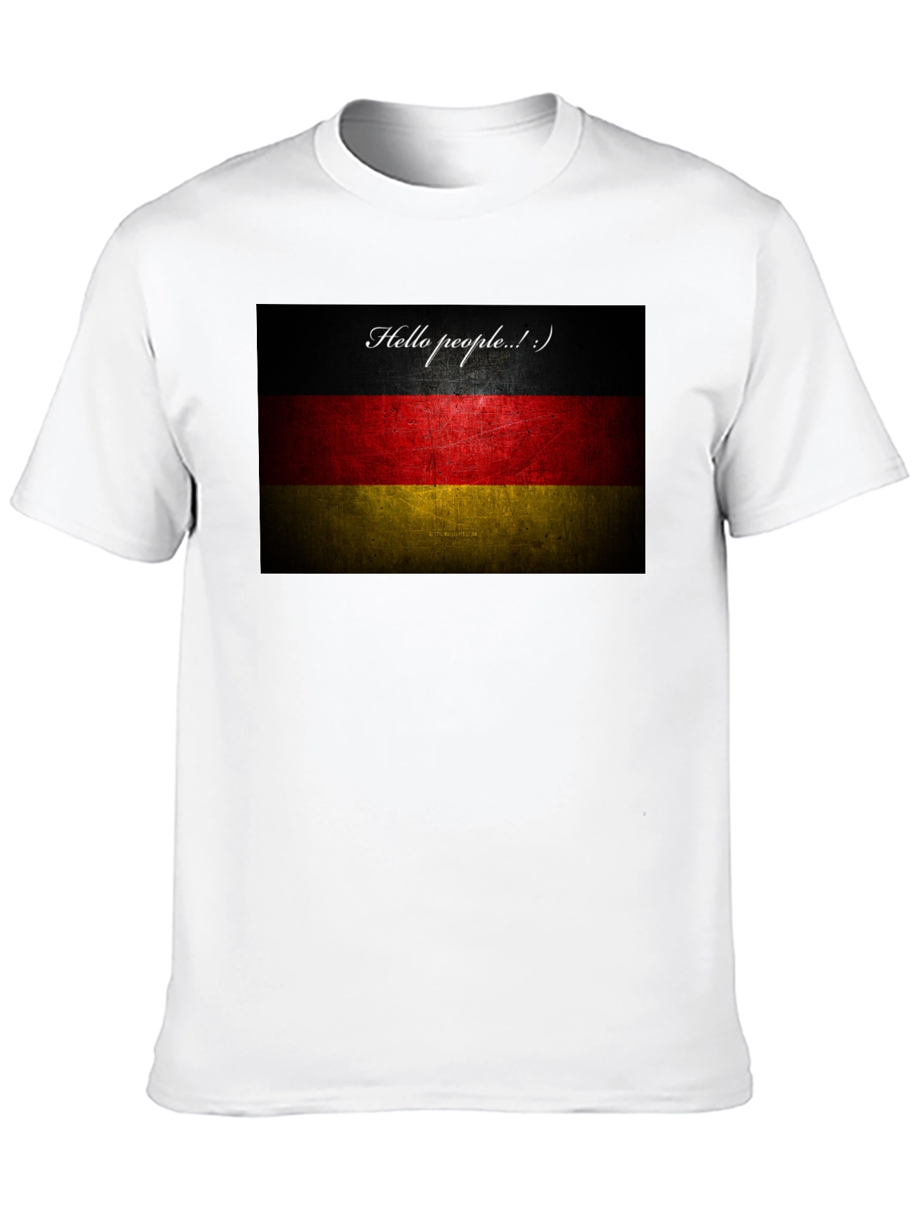 German Flag Graphic Tee - Hello People T-Shirt