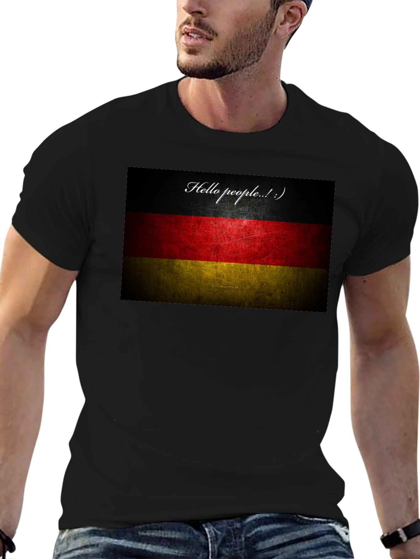 German Flag Graphic Tee - Hello People T-Shirt