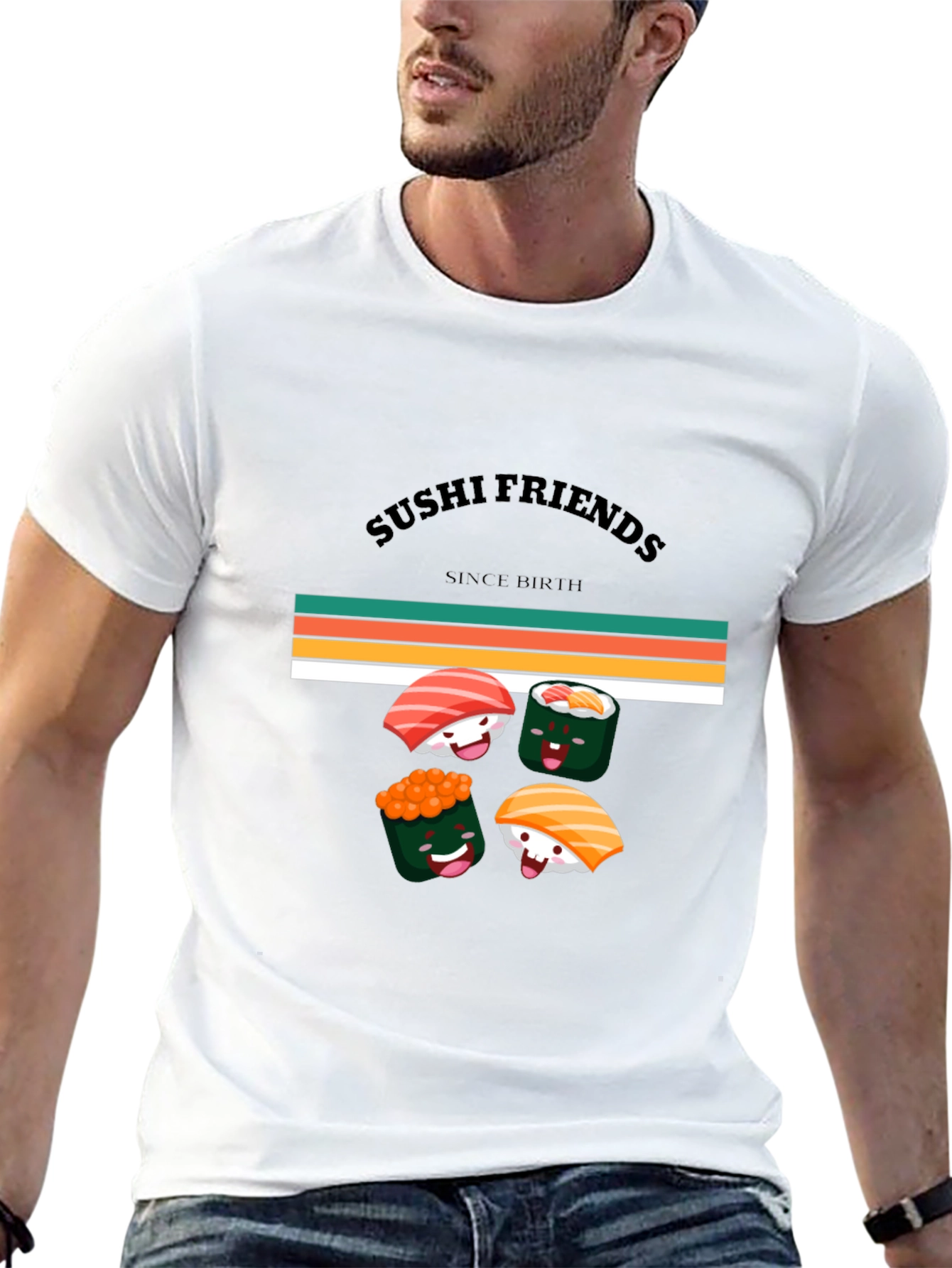 Sushi Friends Graphic Tee