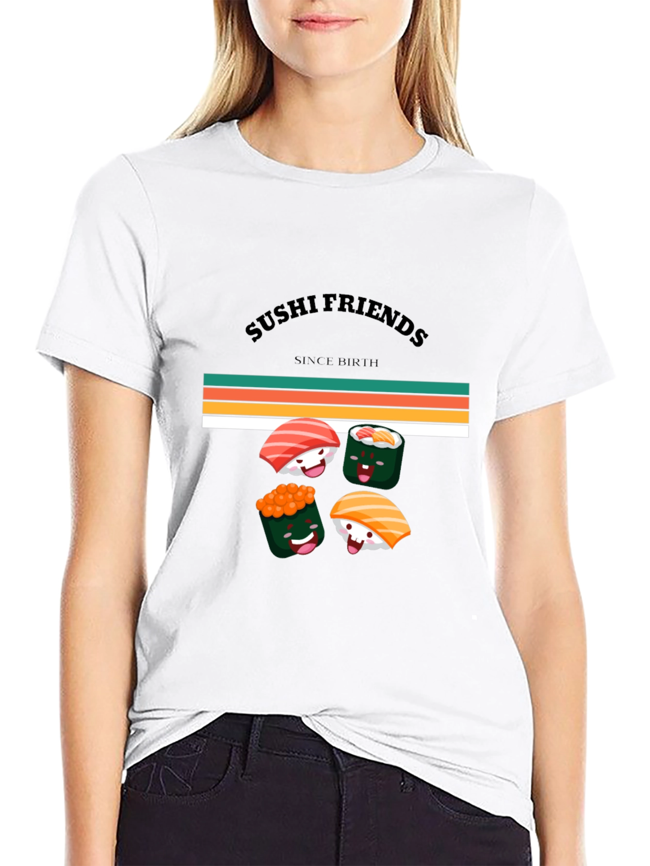 Sushi Friends Graphic Tee