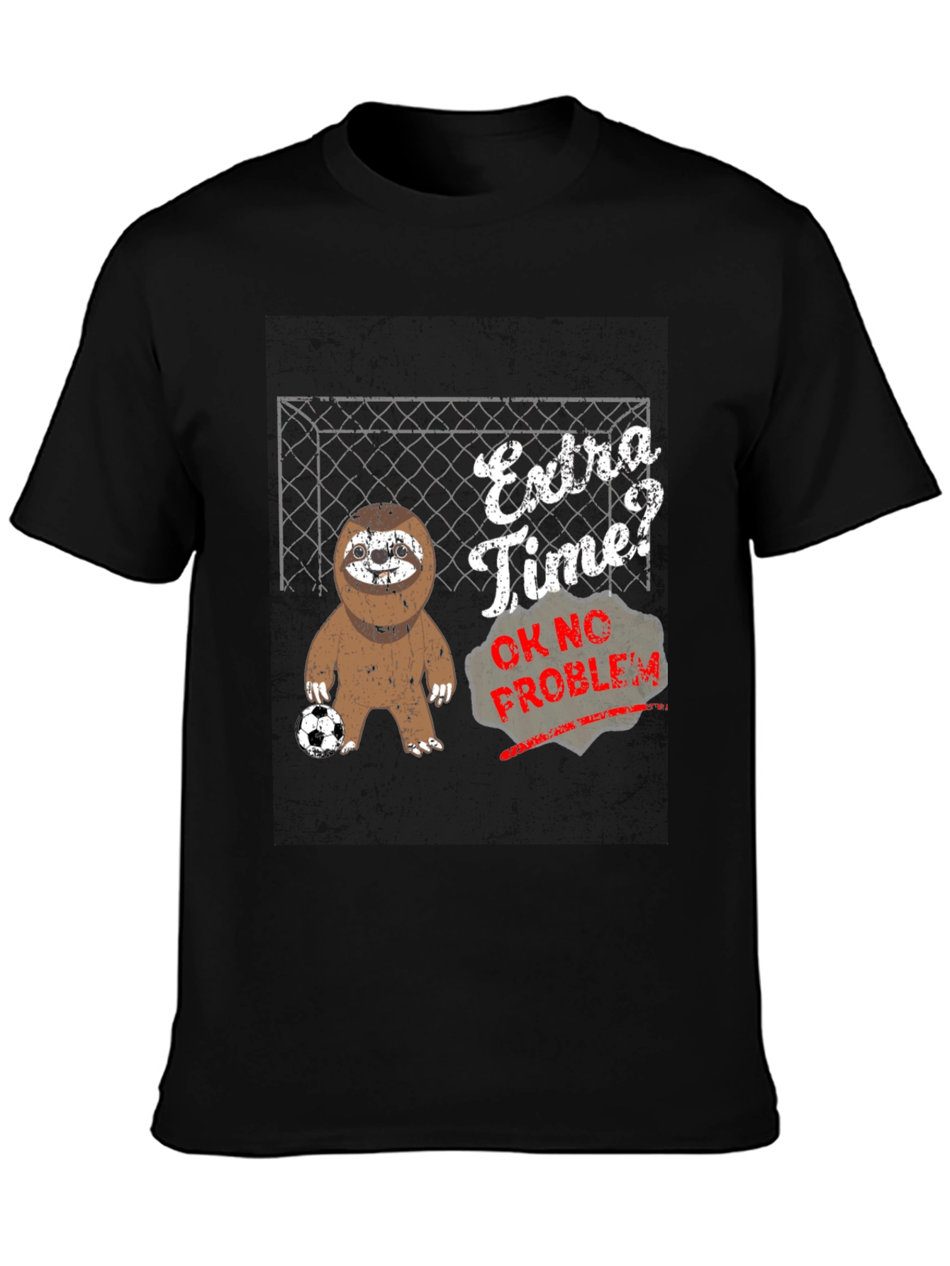 Extra Time? Sloth Soccer Graphic Tee