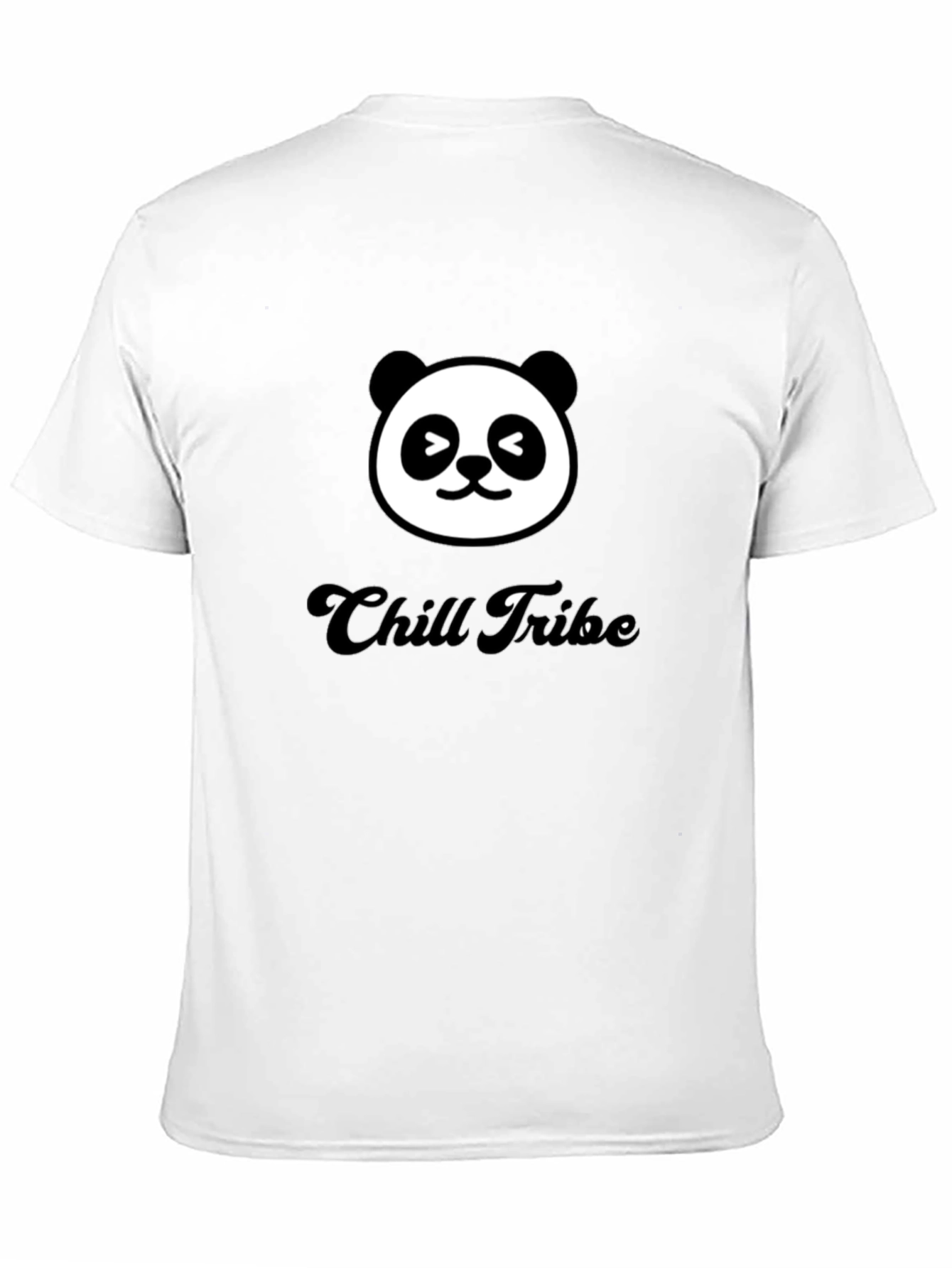 Chill Tribe Panda Graphic Tee - Black