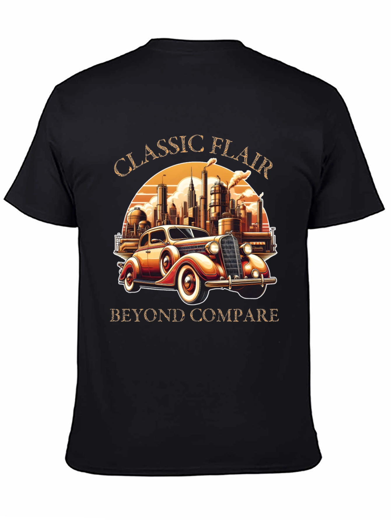 Classic Flair Car Graphic T-Shirt