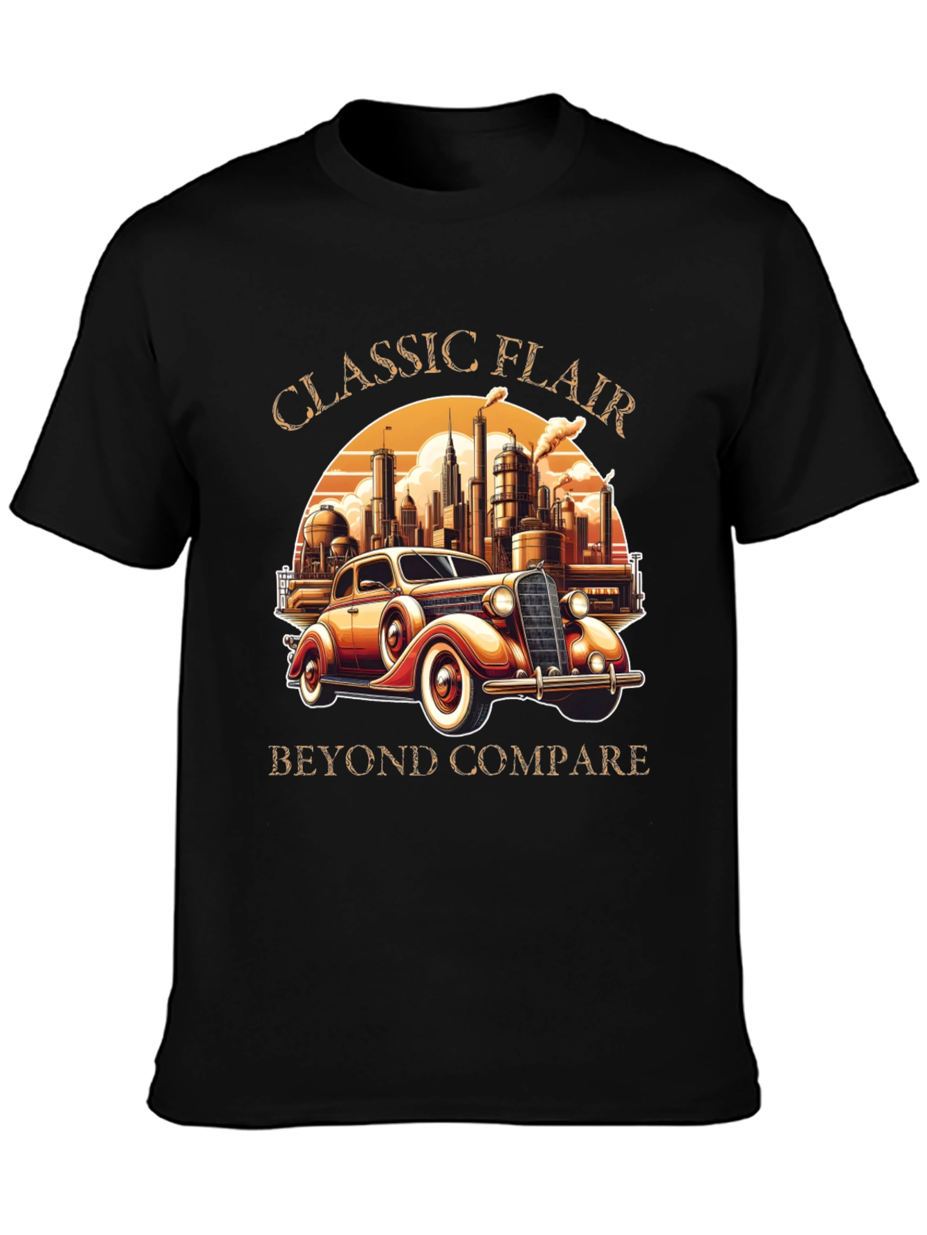 Classic Flair Car Graphic T-Shirt