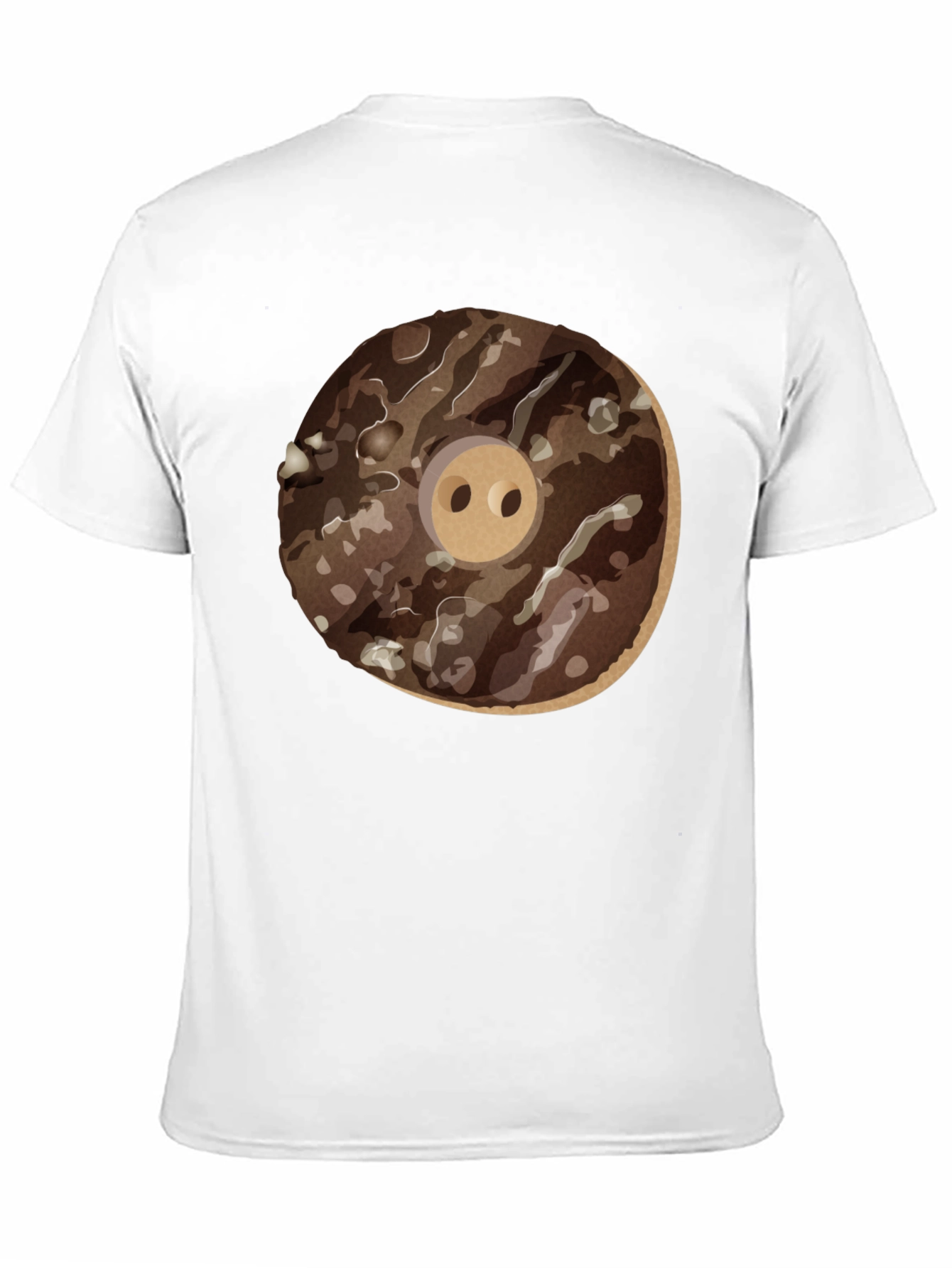 Donut Pig Graphic T-Shirt - Casual Wear