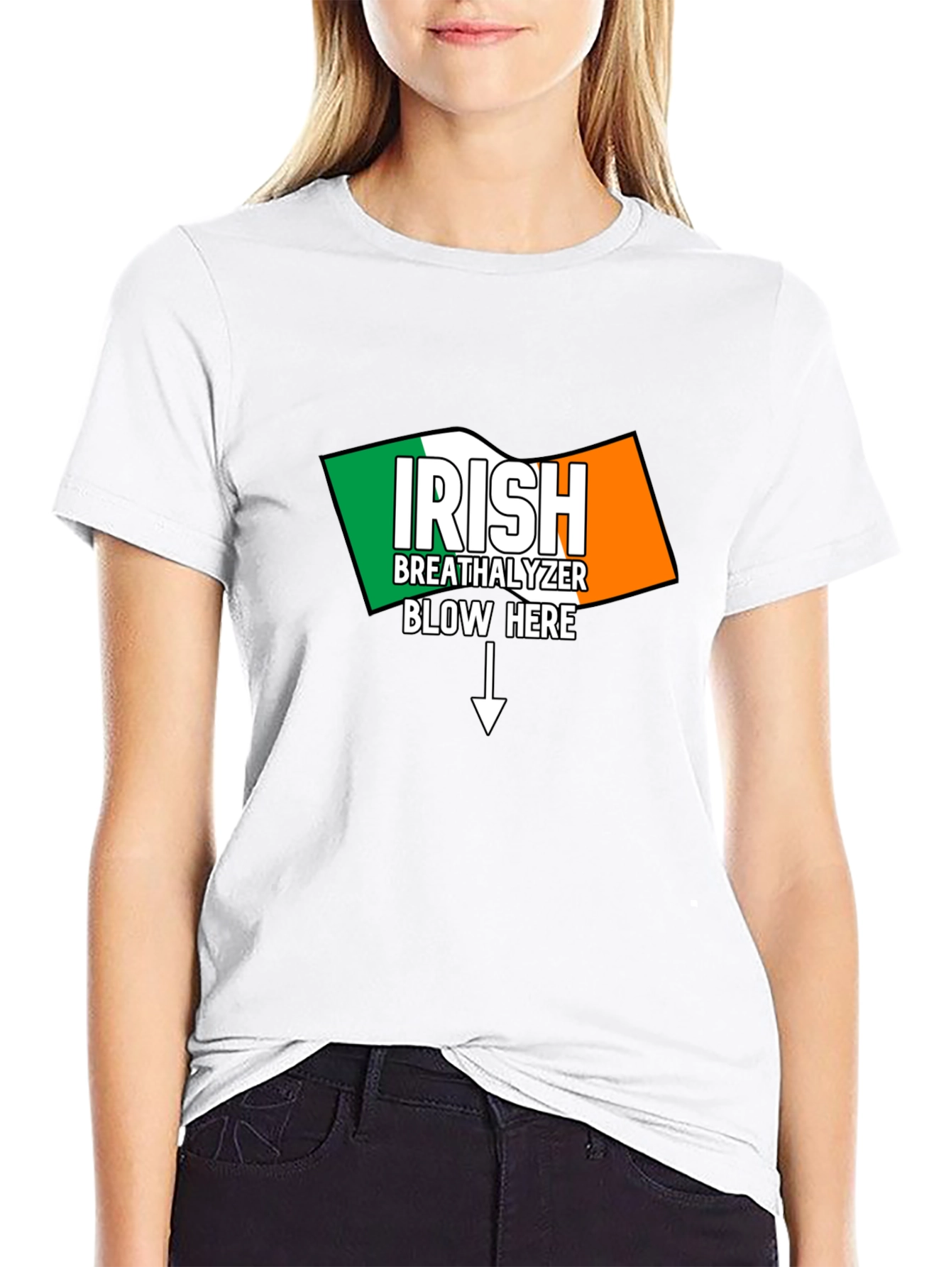 Irish Breathalyzer Blow Here T-Shirt