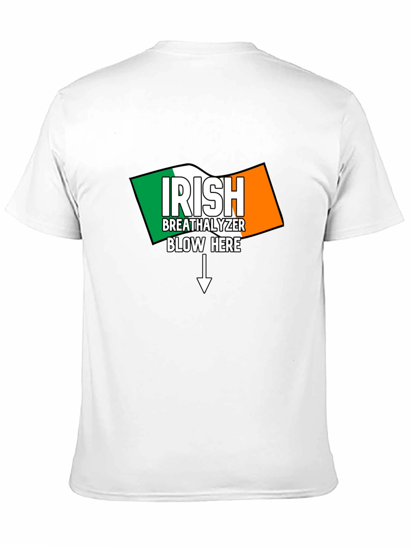 Irish Breathalyzer Blow Here T-Shirt