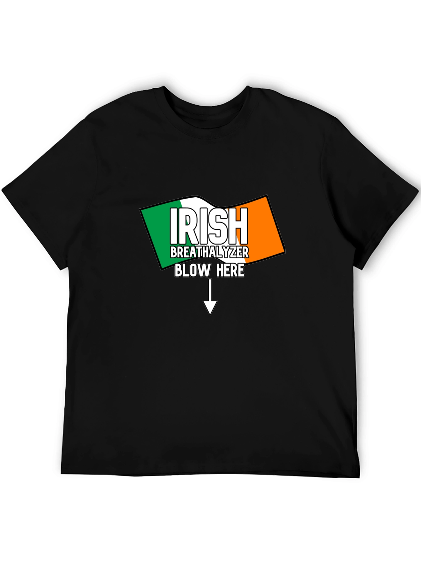 Irish Breathalyzer Blow Here T-Shirt