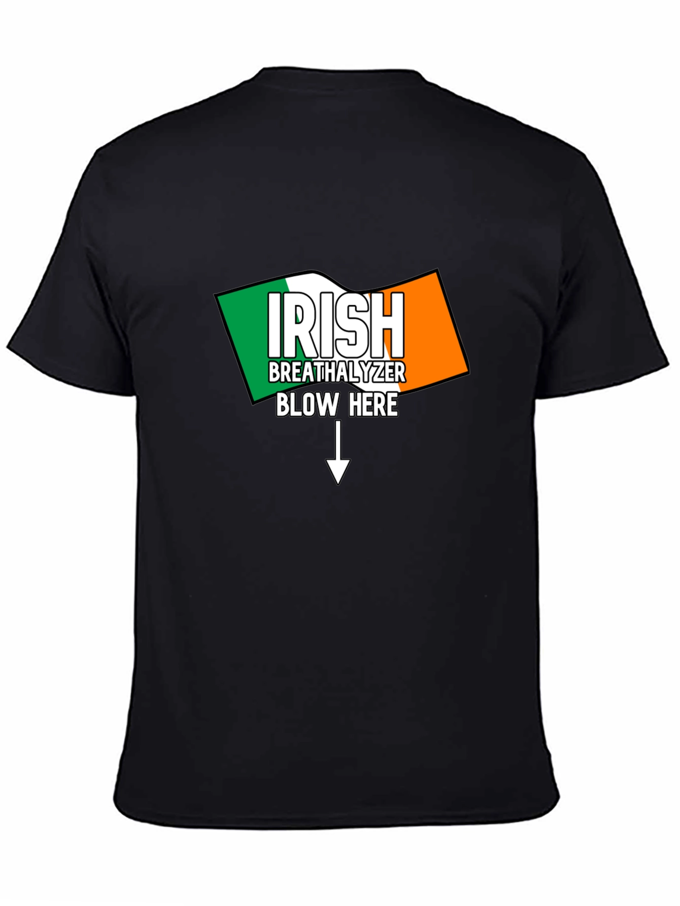 Irish Breathalyzer Blow Here T-Shirt
