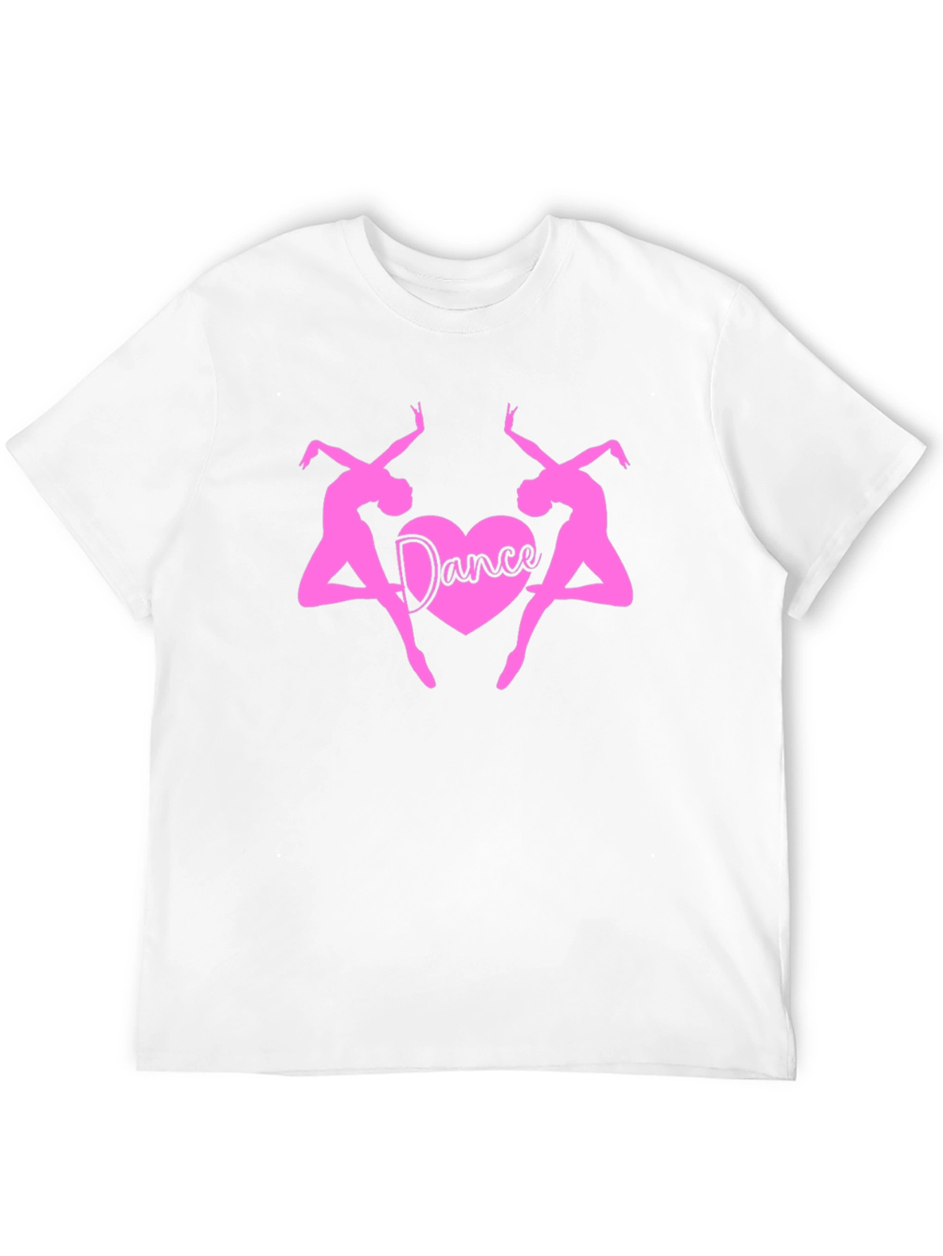 Dance Heart T-Shirt - Pink Ballerina Design