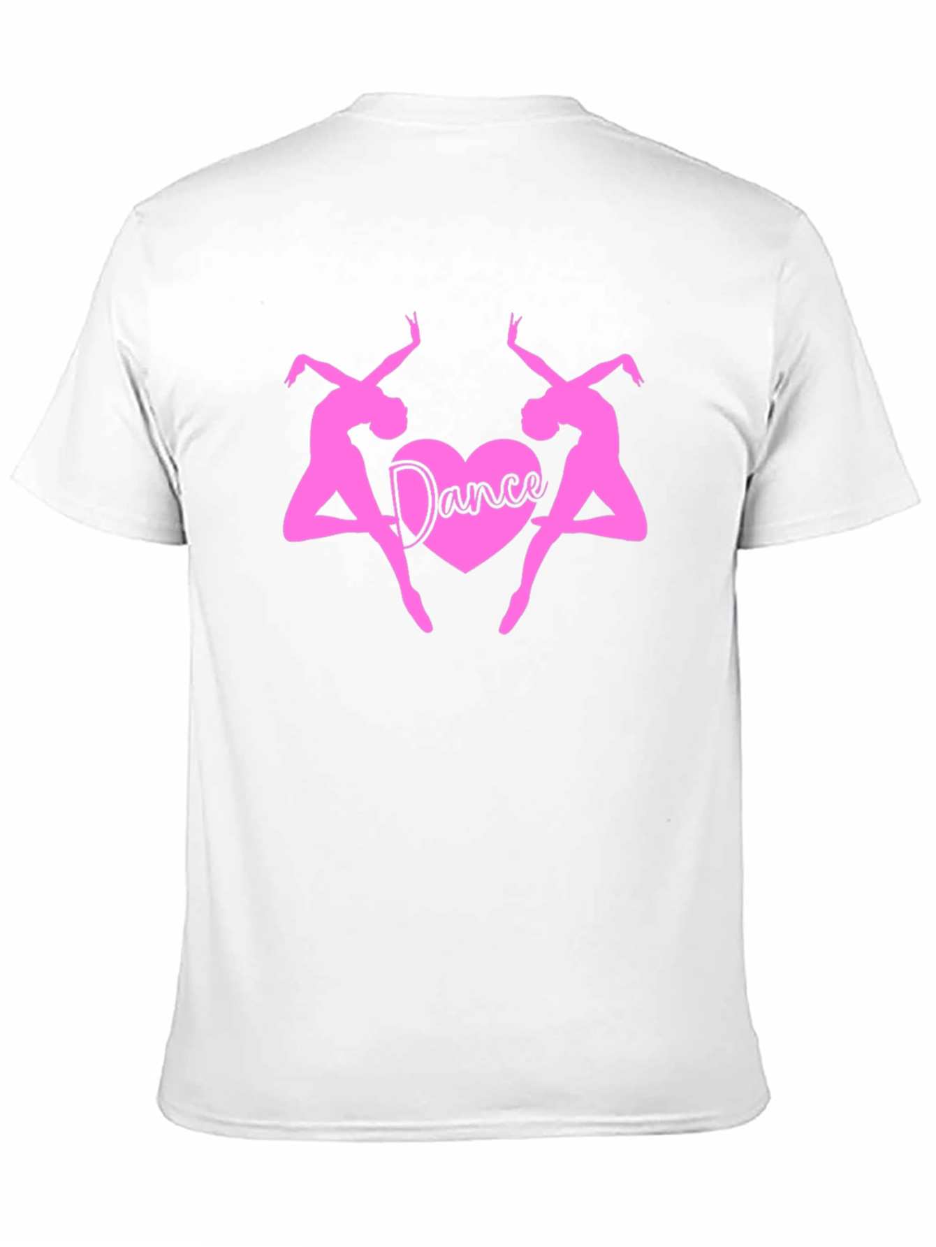 Dance Heart T-Shirt - Pink Ballerina Design