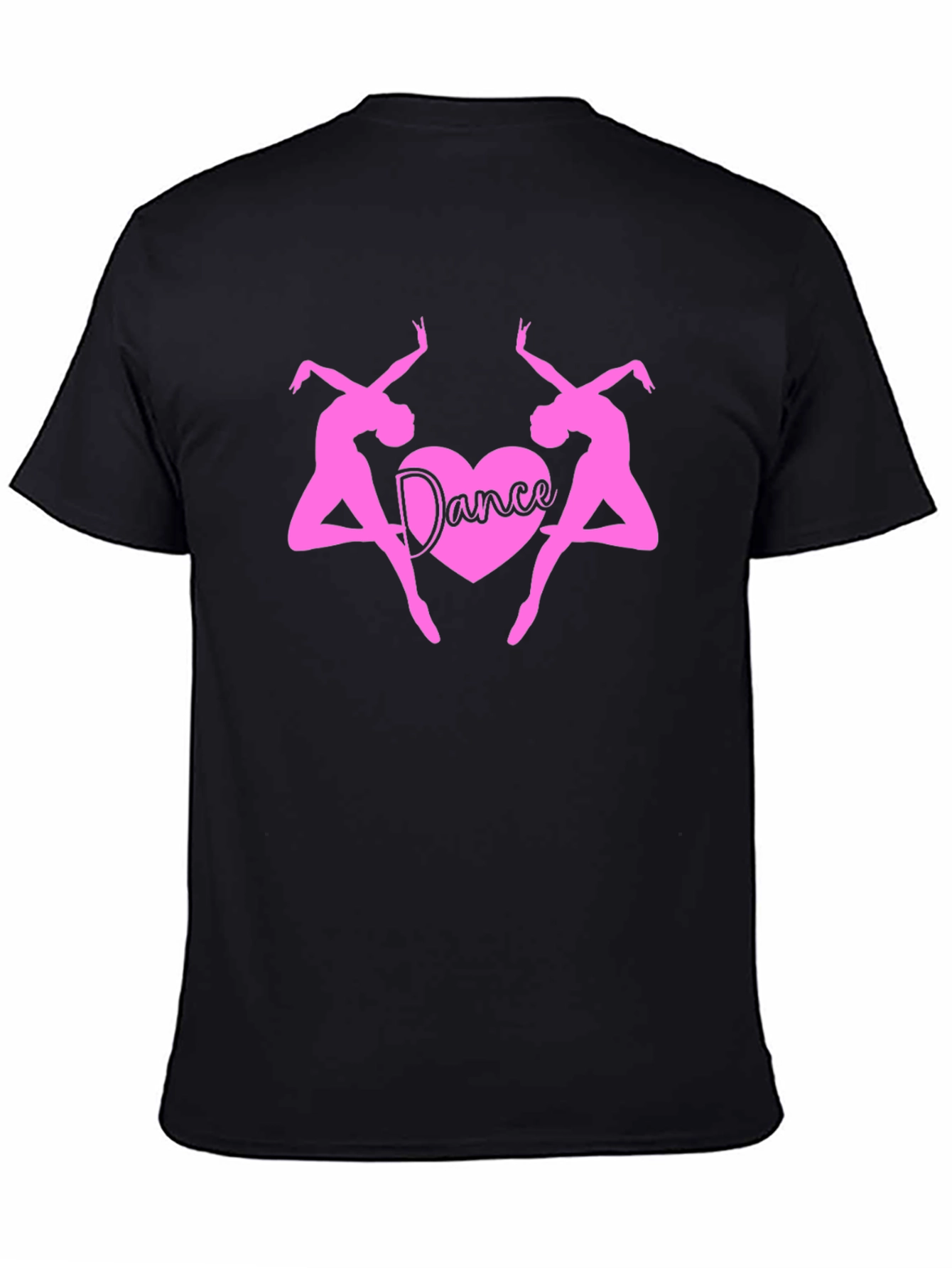 Dance Heart T-Shirt - Pink Ballerina Design