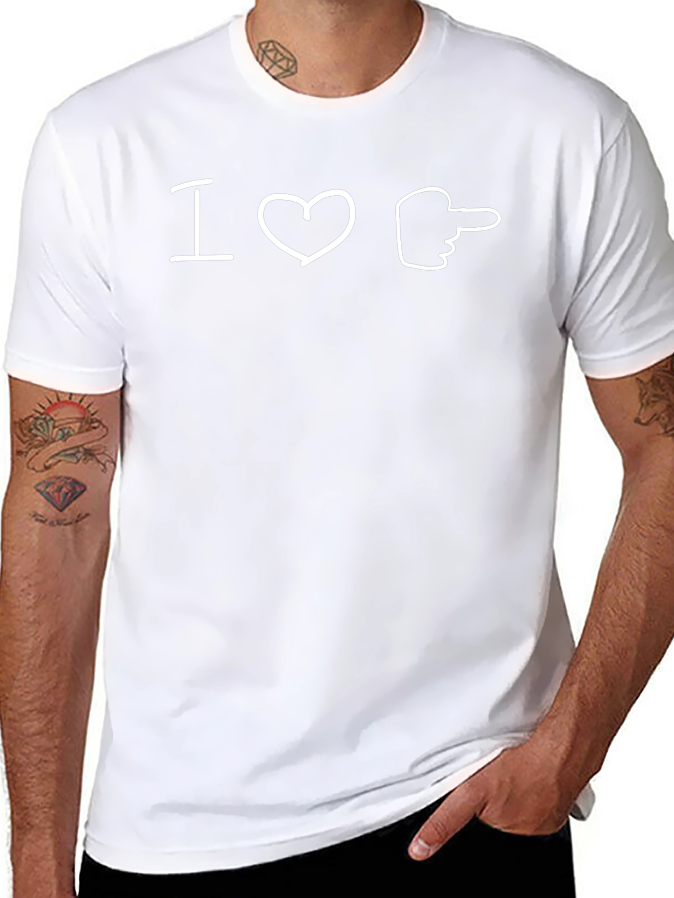 I Love Pointing T-Shirt - Fun Graphic Tee