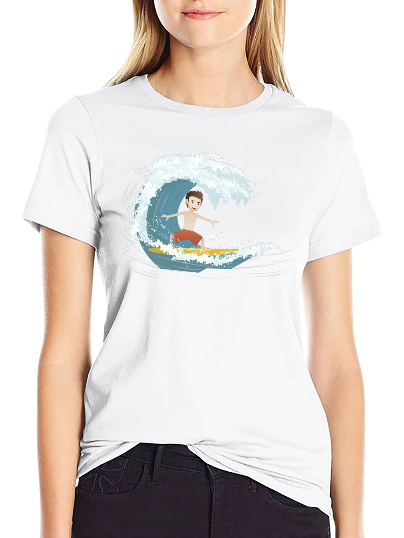 Surfer Dude Graphic T-Shirt