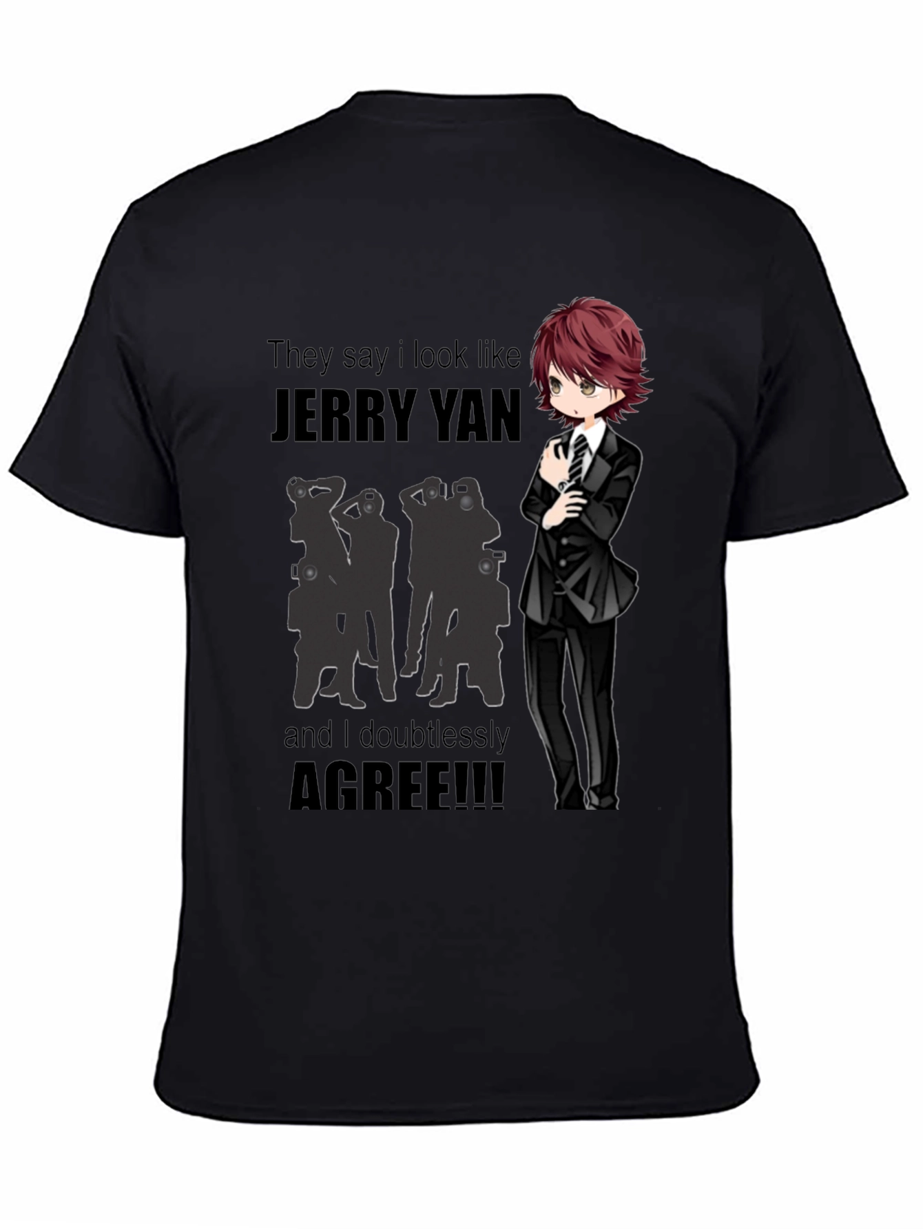 Jerry Yan Fan T-Shirt - Humorous Anime Design