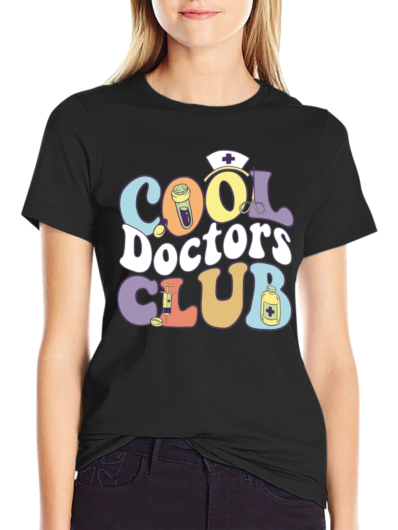 Cool Doctors Club Graphic T-Shirt