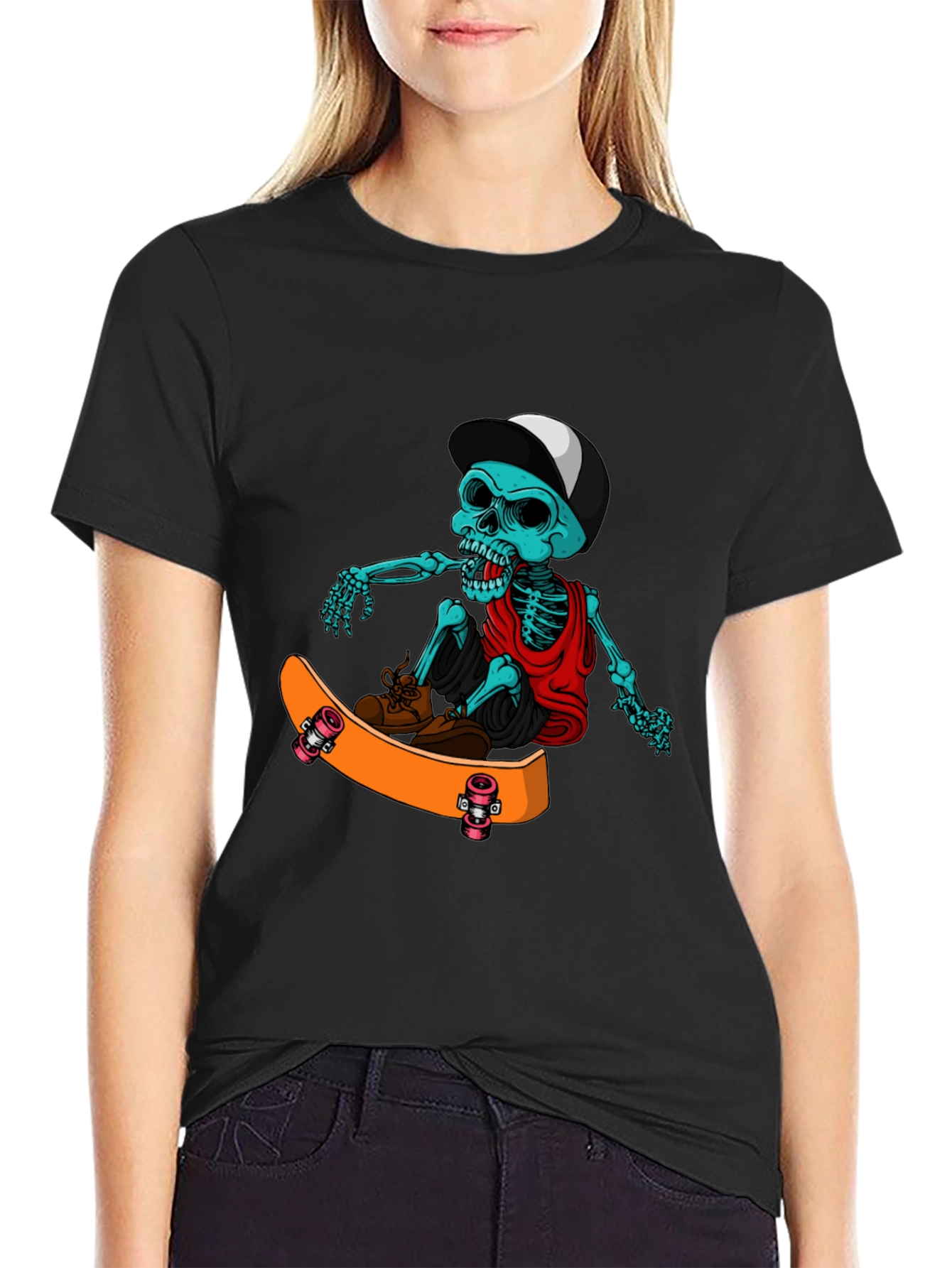 Skateboarding Skeleton T-Shirt