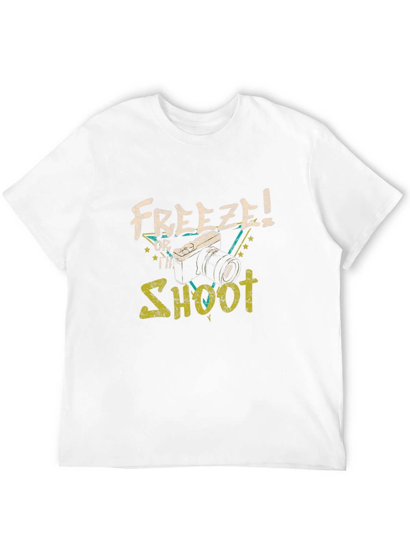 Freeze or Ill Shoot Black Graphic Tee