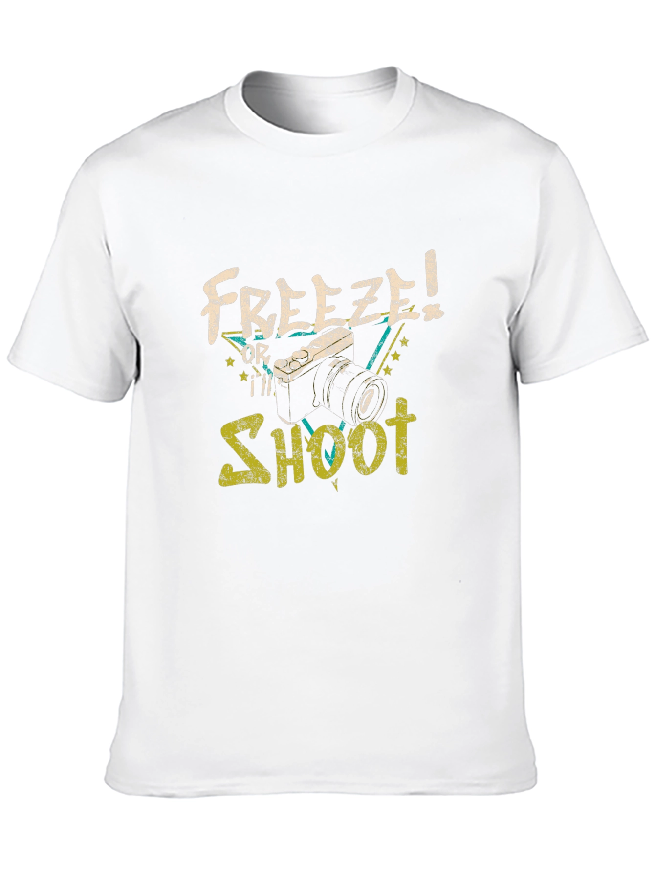 Freeze or Ill Shoot Black Graphic Tee