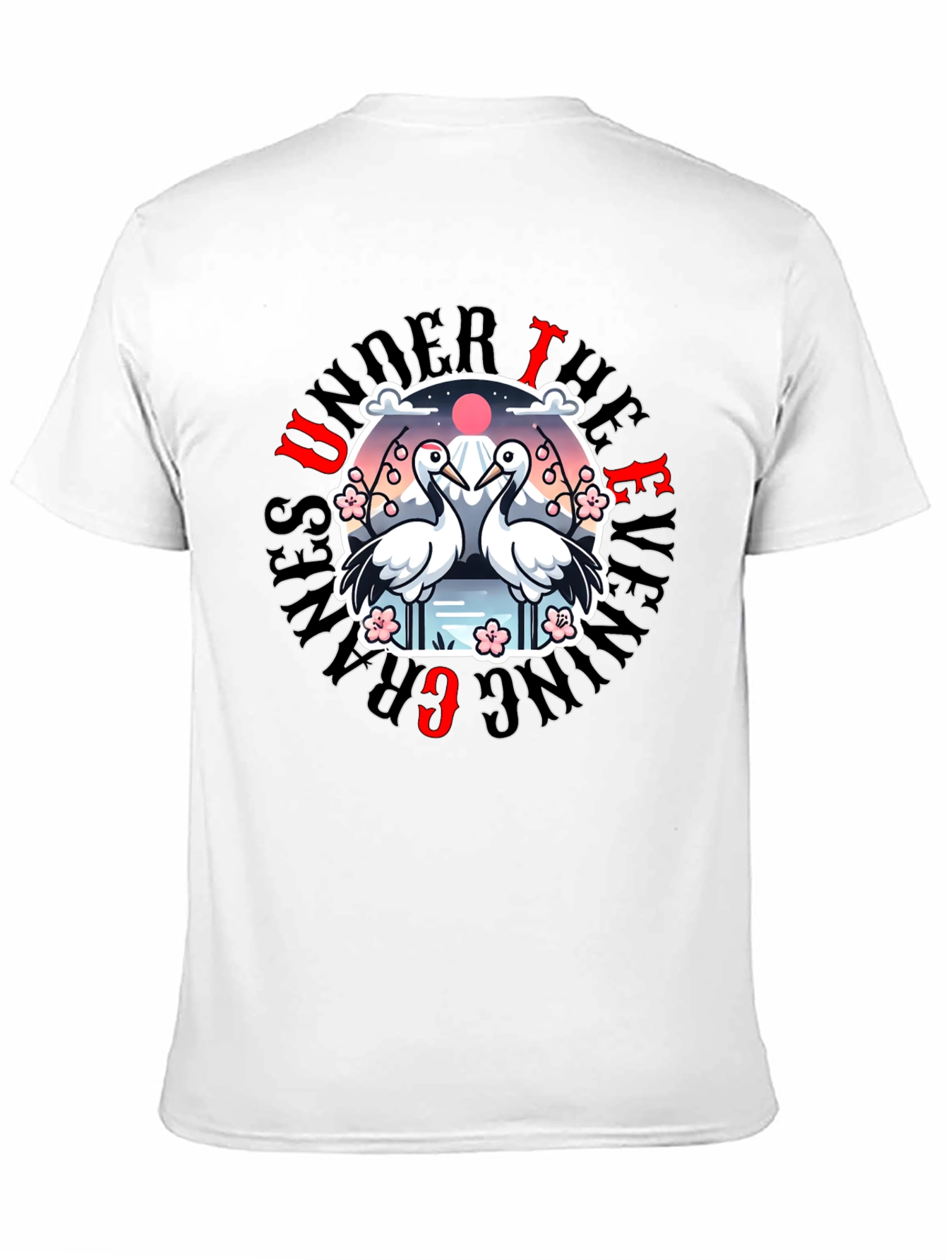 Under The Ever Grazing Cranes Graphic Tee
