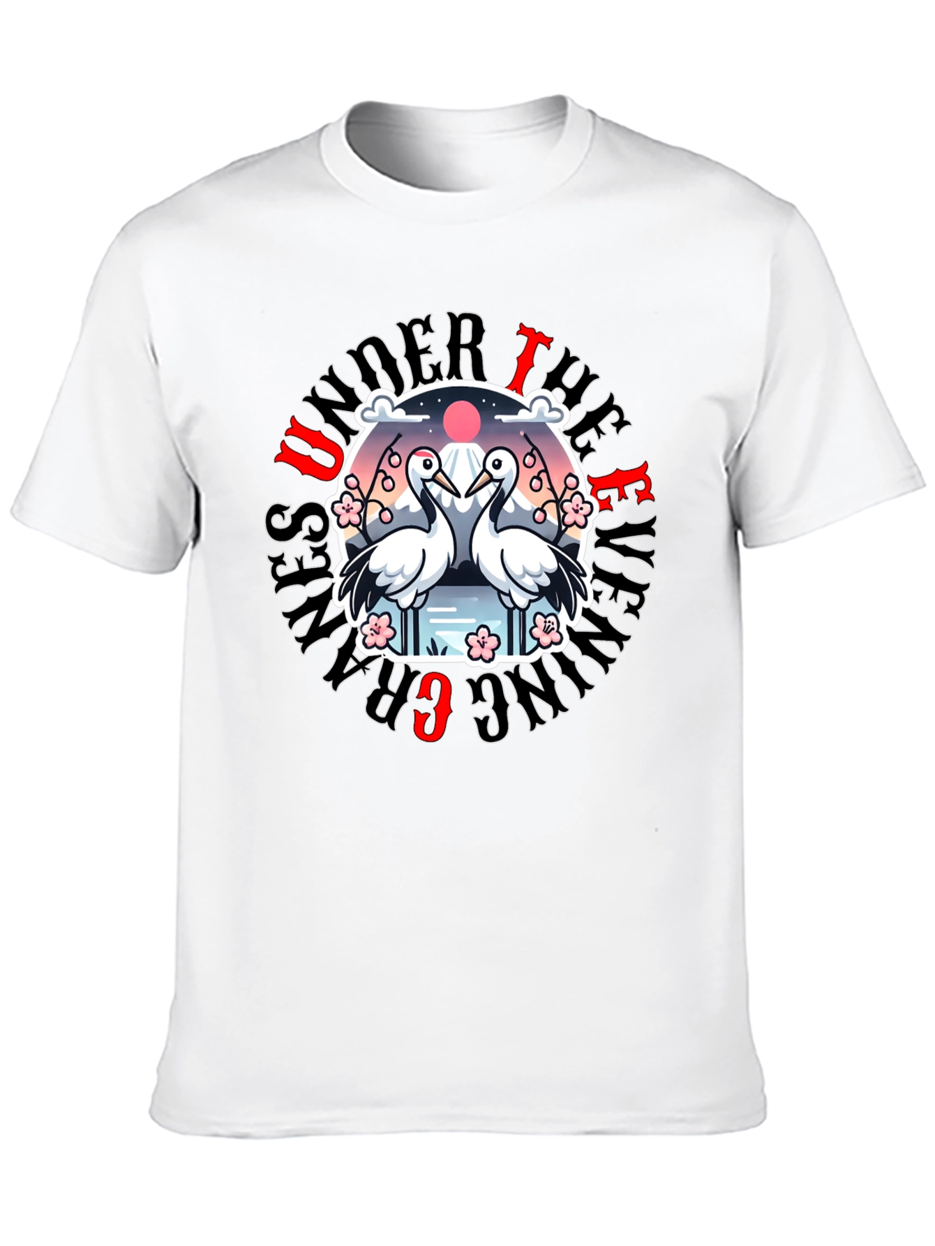 Under The Ever Grazing Cranes Graphic Tee