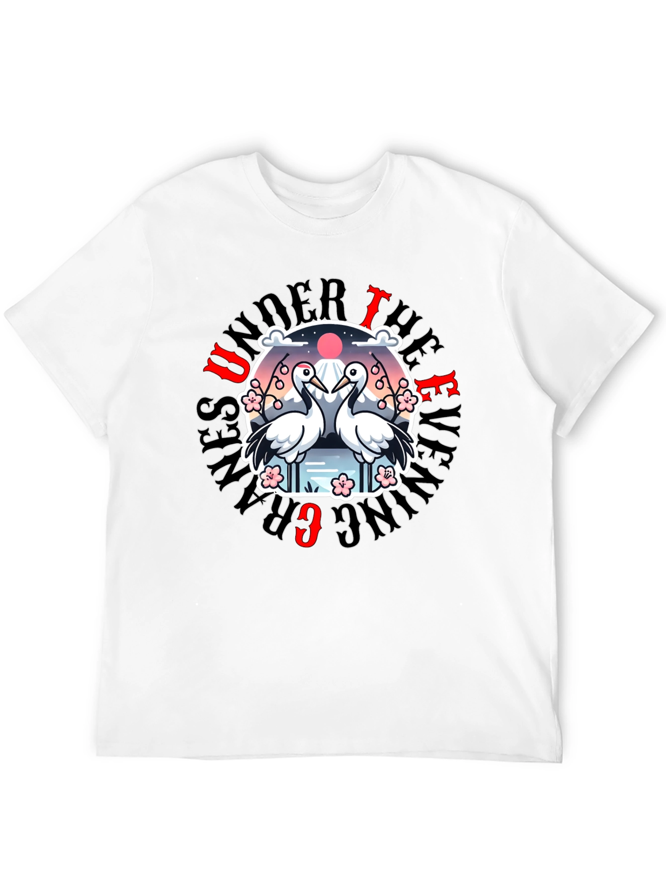Under The Ever Grazing Cranes Graphic Tee