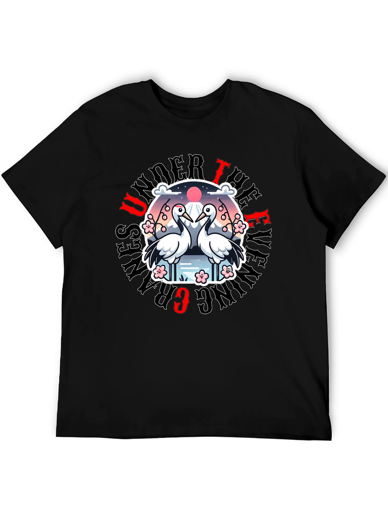 Under The Ever Grazing Cranes Graphic Tee
