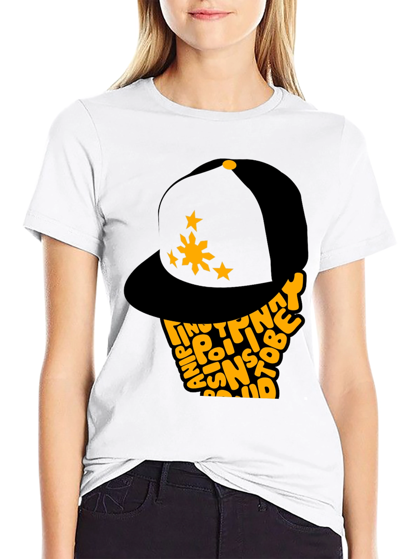 Philippines Pride T-Shirt: Filipino Star Hat Design