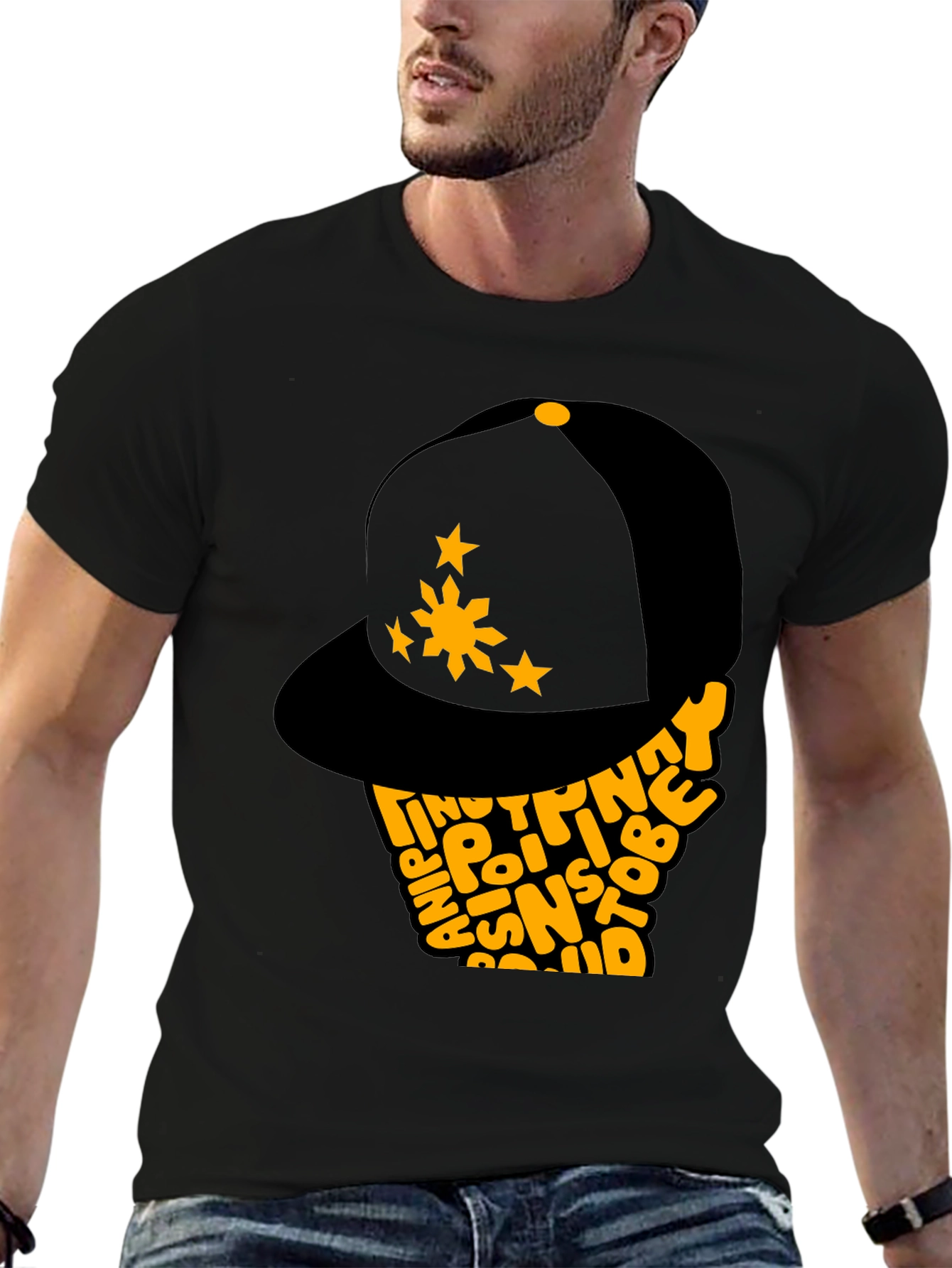 Philippines Pride T-Shirt: Filipino Star Hat Design