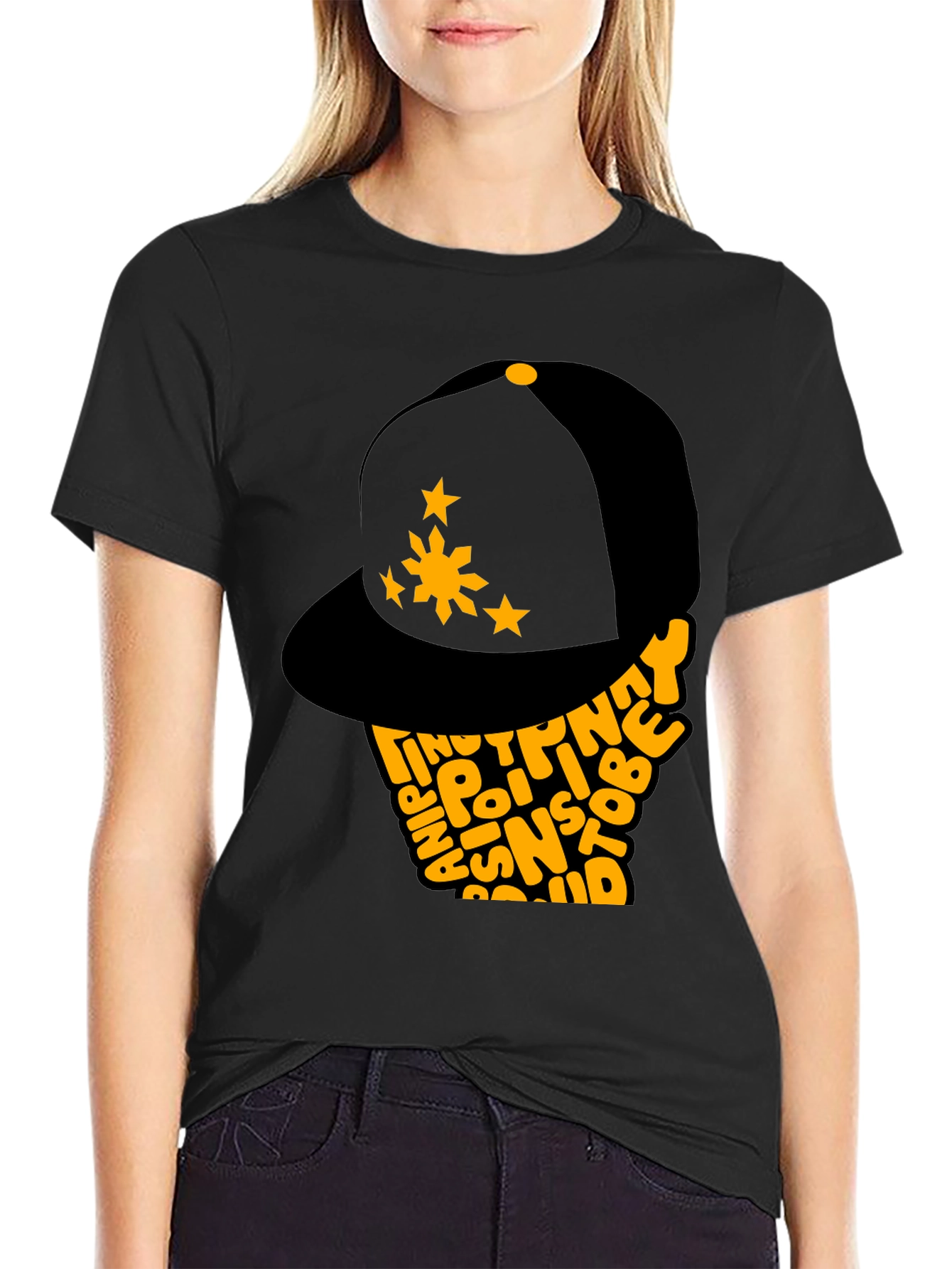 Philippines Pride T-Shirt: Filipino Star Hat Design