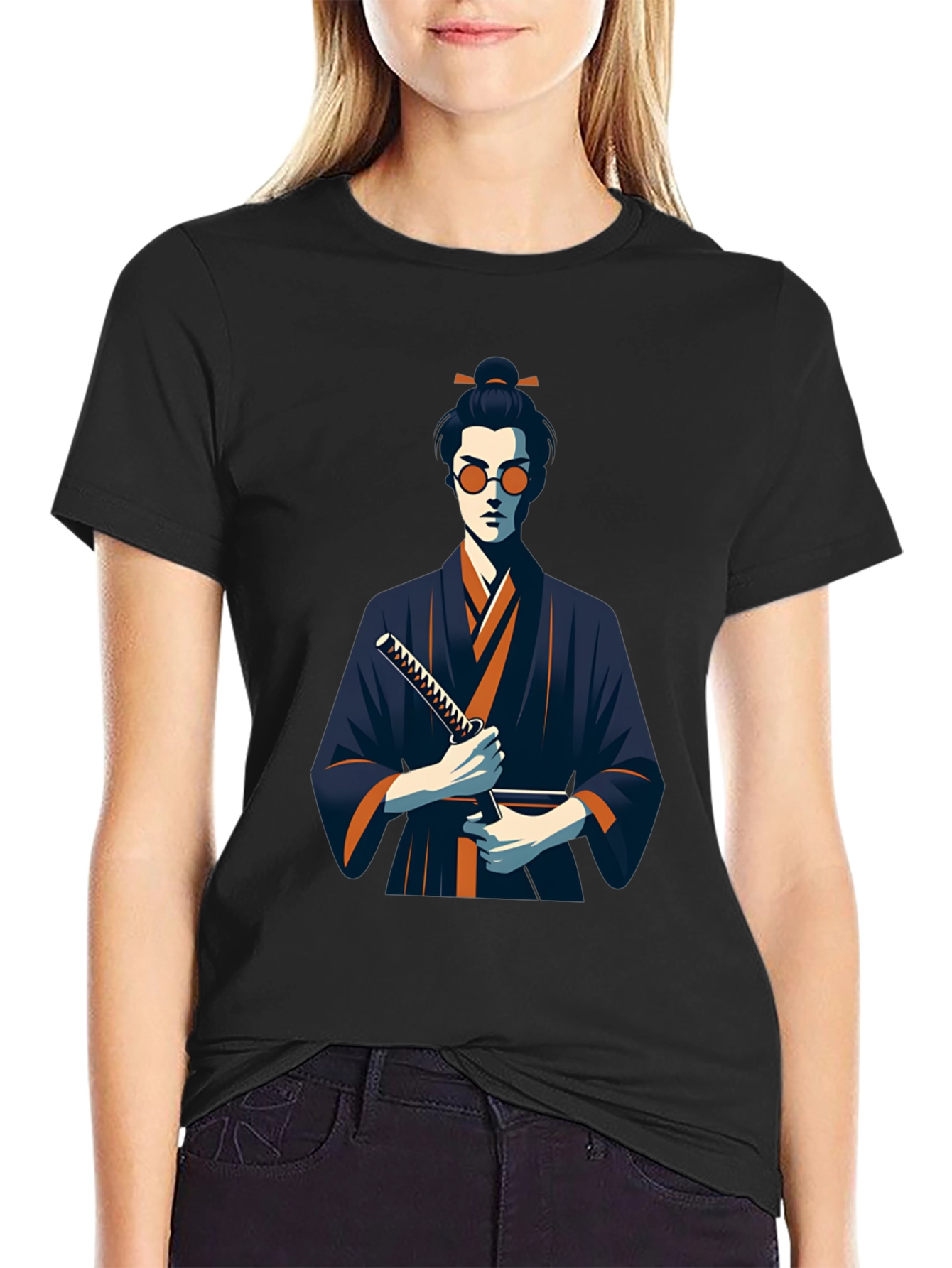 Samurai Graphic Tee - Cool Edgy Design